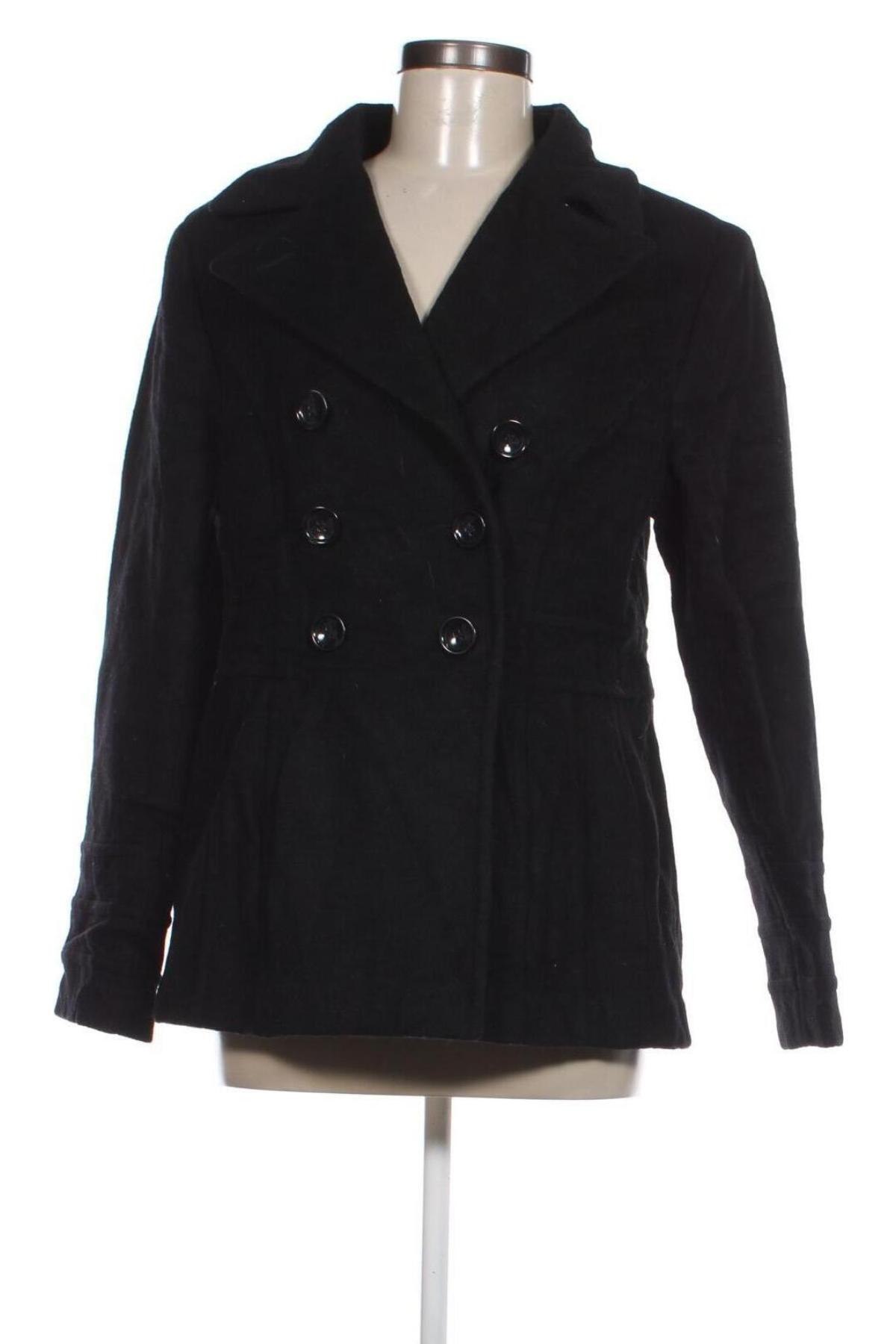 Γυναικείο παλτό St. John's Bay, Μέγεθος M, Χρώμα Μαύρο, Τιμή 23,17 €