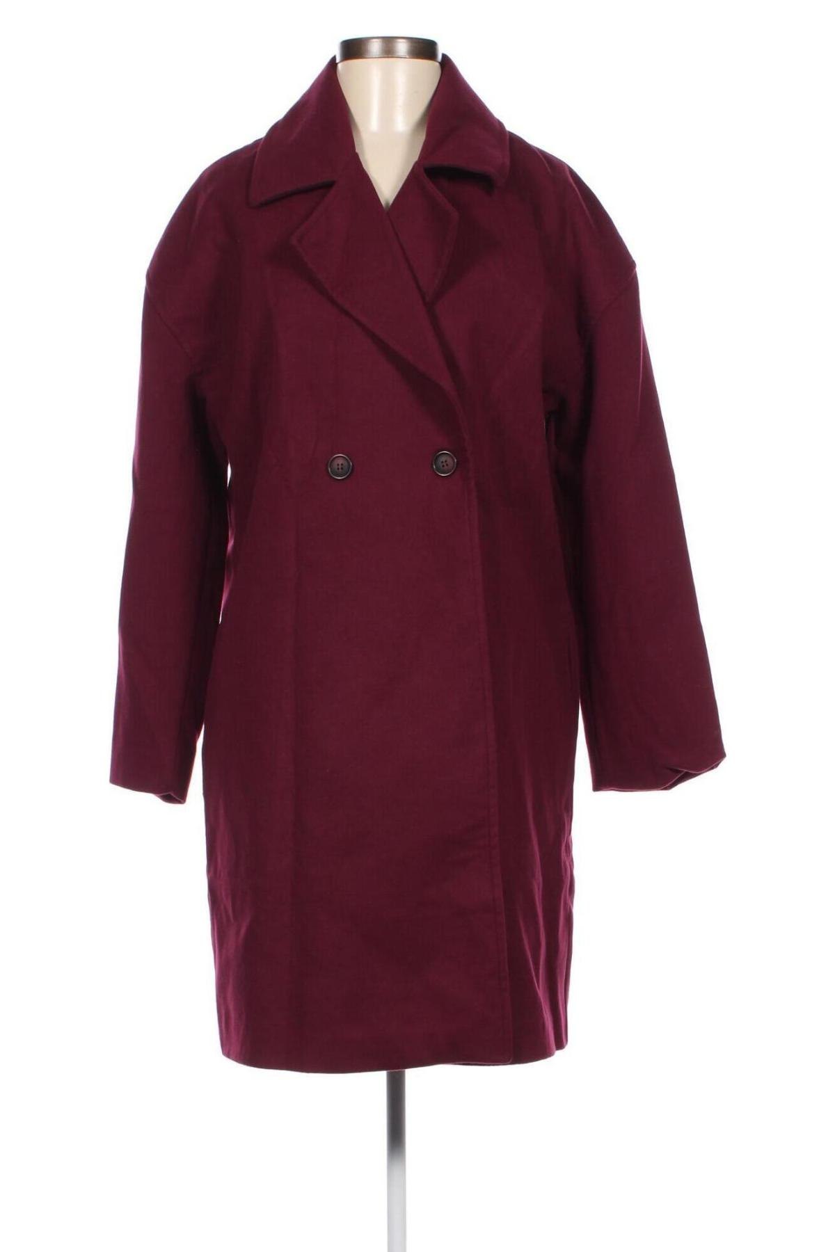 Дамско палто Trendyol, Размер M, Цвят Лилав, Цена 66,15 лв.
