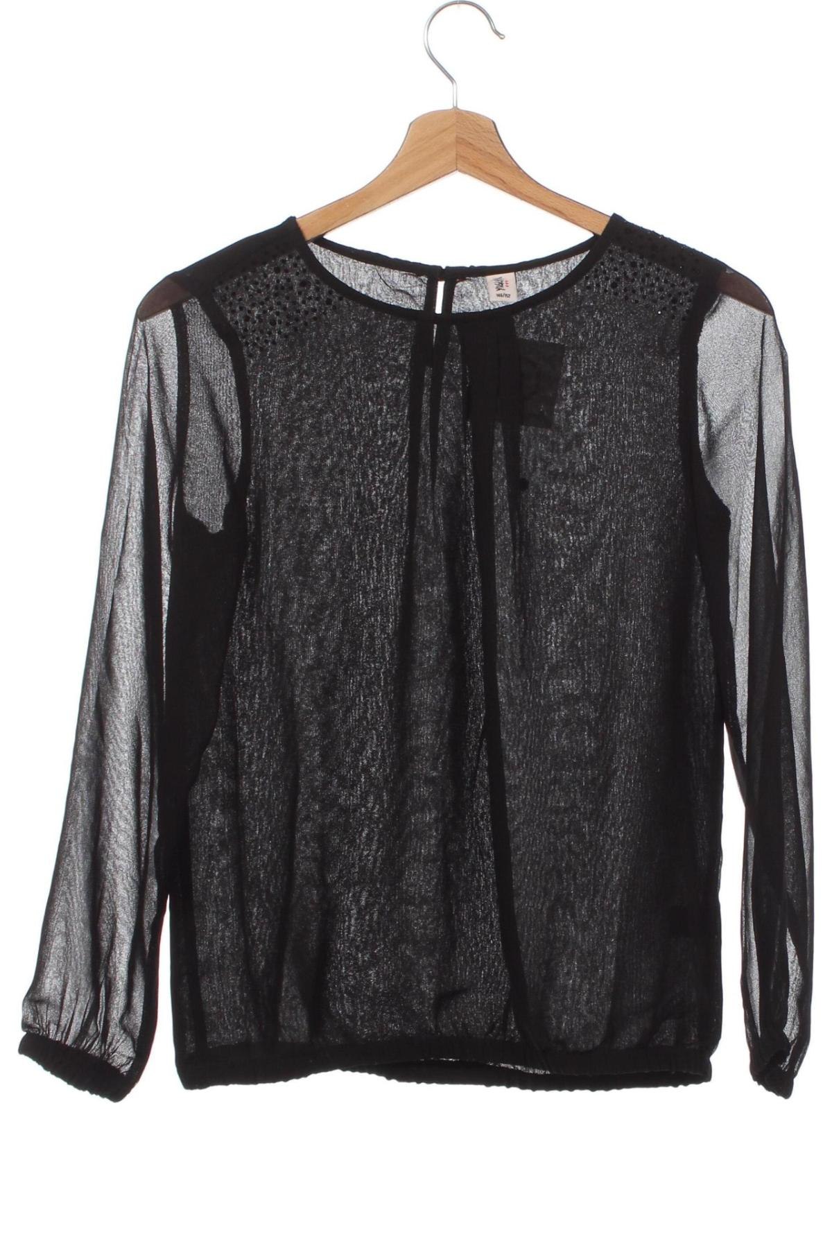 Детска блуза Yigga, Размер 10-11y/ 146-152 см, Цвят Черен, Цена 4,08 лв.