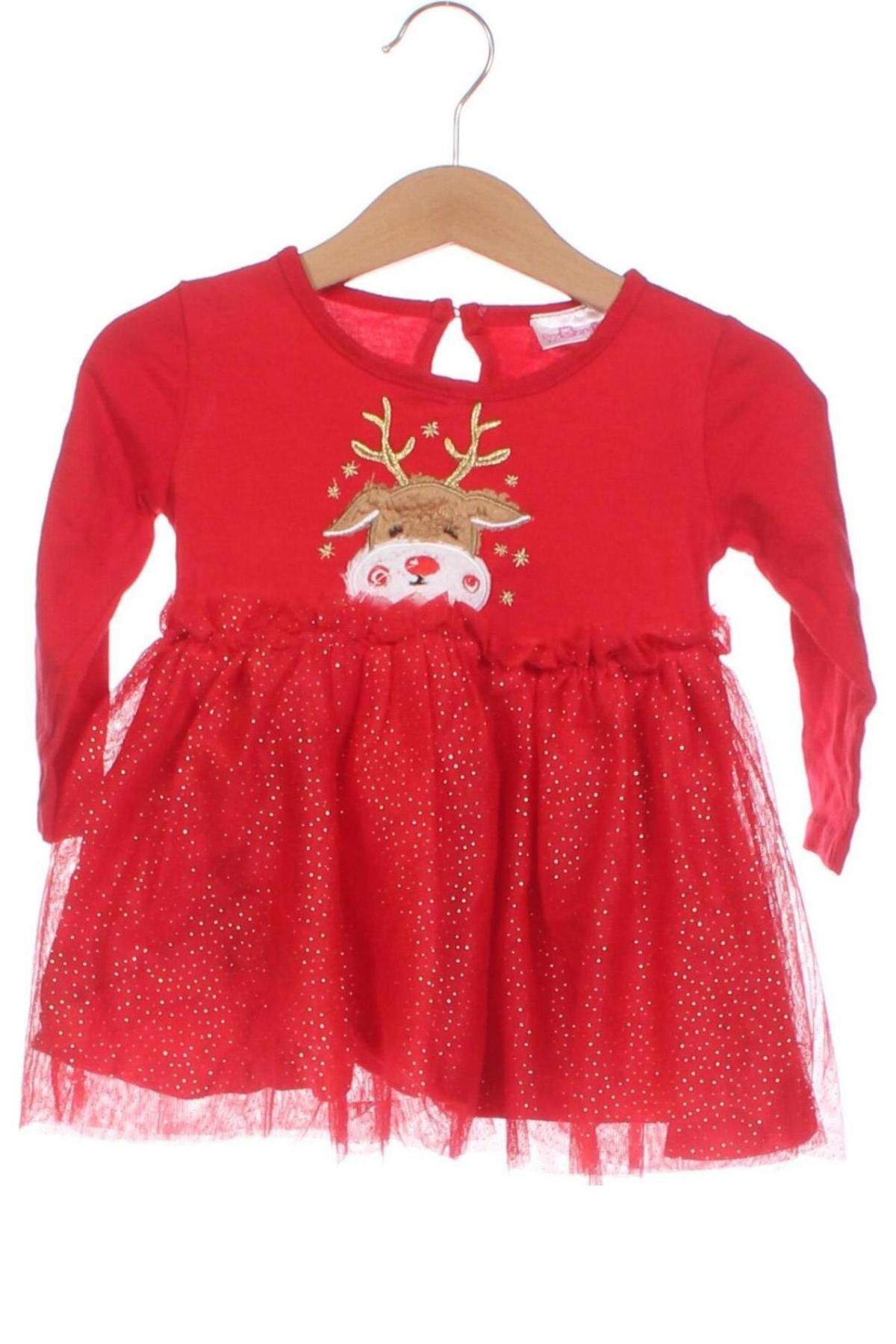 Παιδικό φόρεμα, Μέγεθος 6-9m/ 68-74 εκ., Χρώμα Κόκκινο, Τιμή 2,38 €