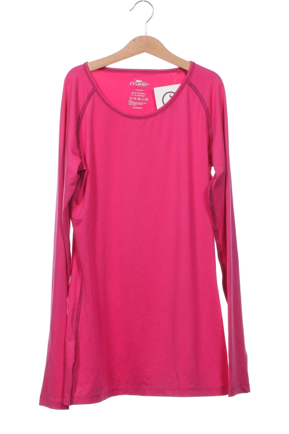 Детска спортна блуза Crane, Размер 15-18y/ 170-176 см, Цвят Розов, Цена 4,08 лв.