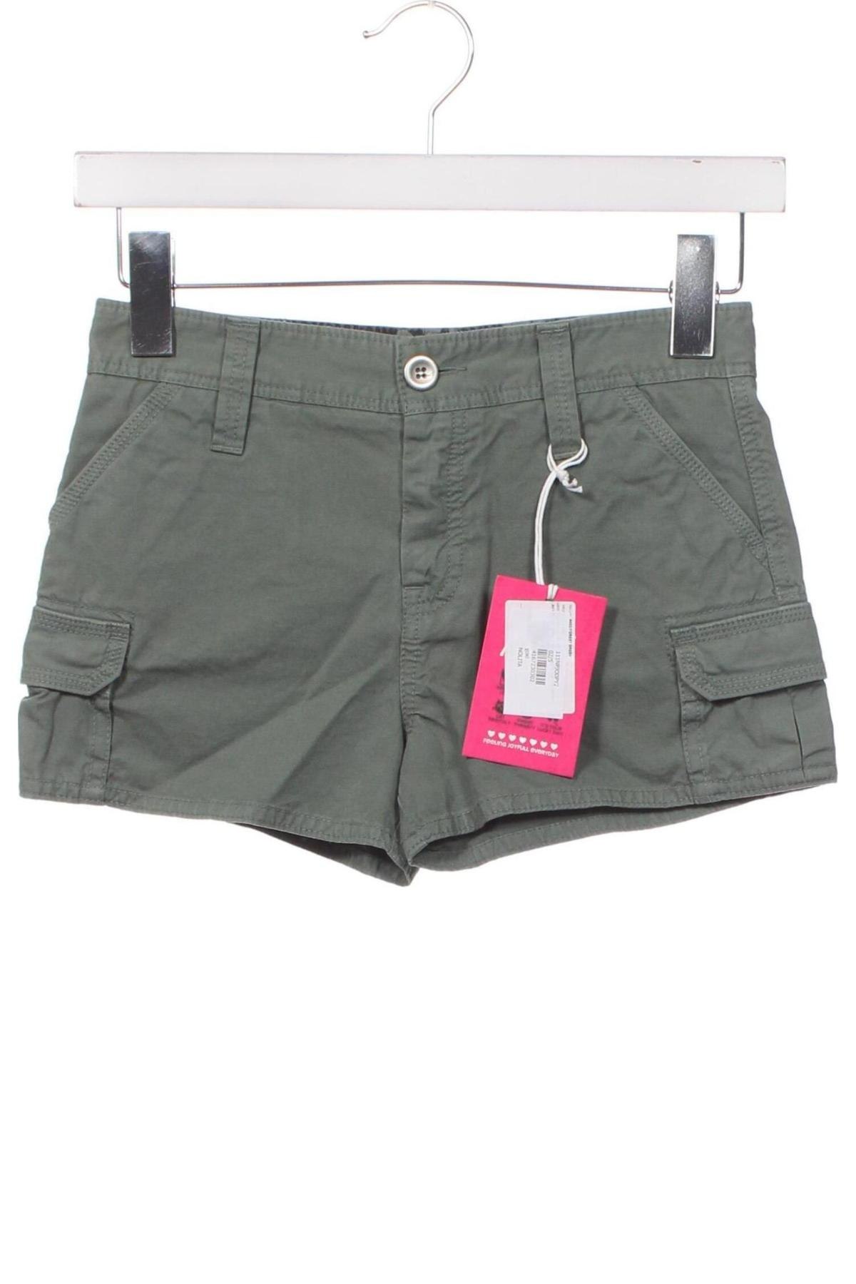 Pantaloni scurți pentru copii Nolita, Mărime 8-9y/ 134-140 cm, Culoare Verde, Preț 155,26 Lei