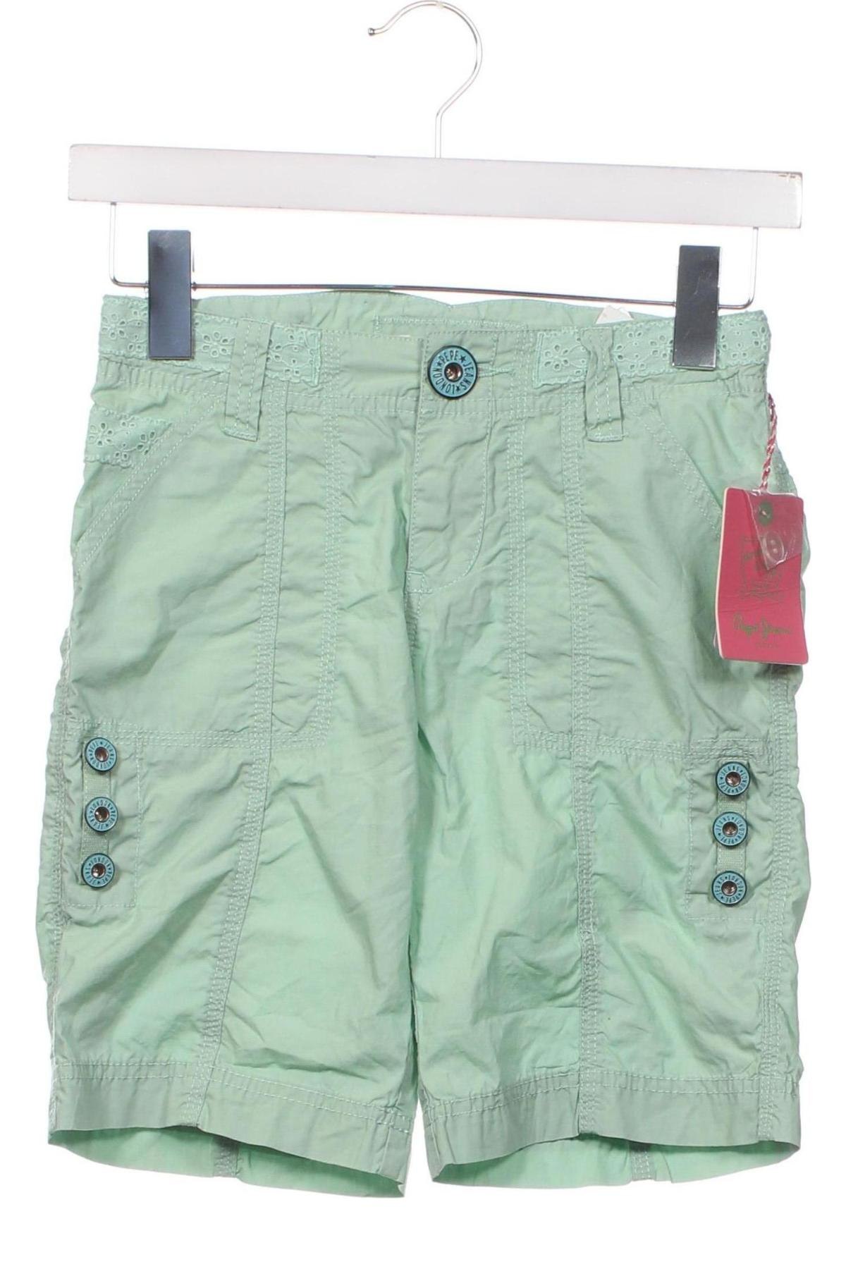 Dětské krátké kalhoty  Pepe Dura, Velikost 10-11y/ 146-152 cm, Barva Zelená, Cena  696,00 Kč