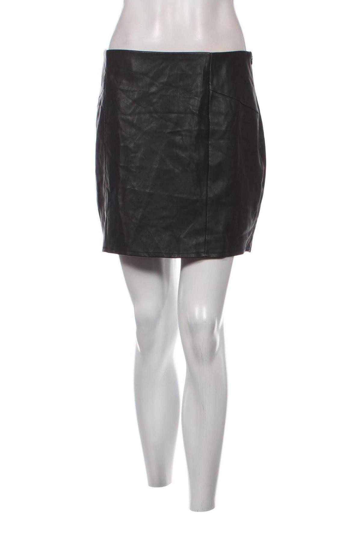 Δερμάτινη φούστα Bik Bok, Μέγεθος L, Χρώμα Μαύρο, Τιμή 2,51 €
