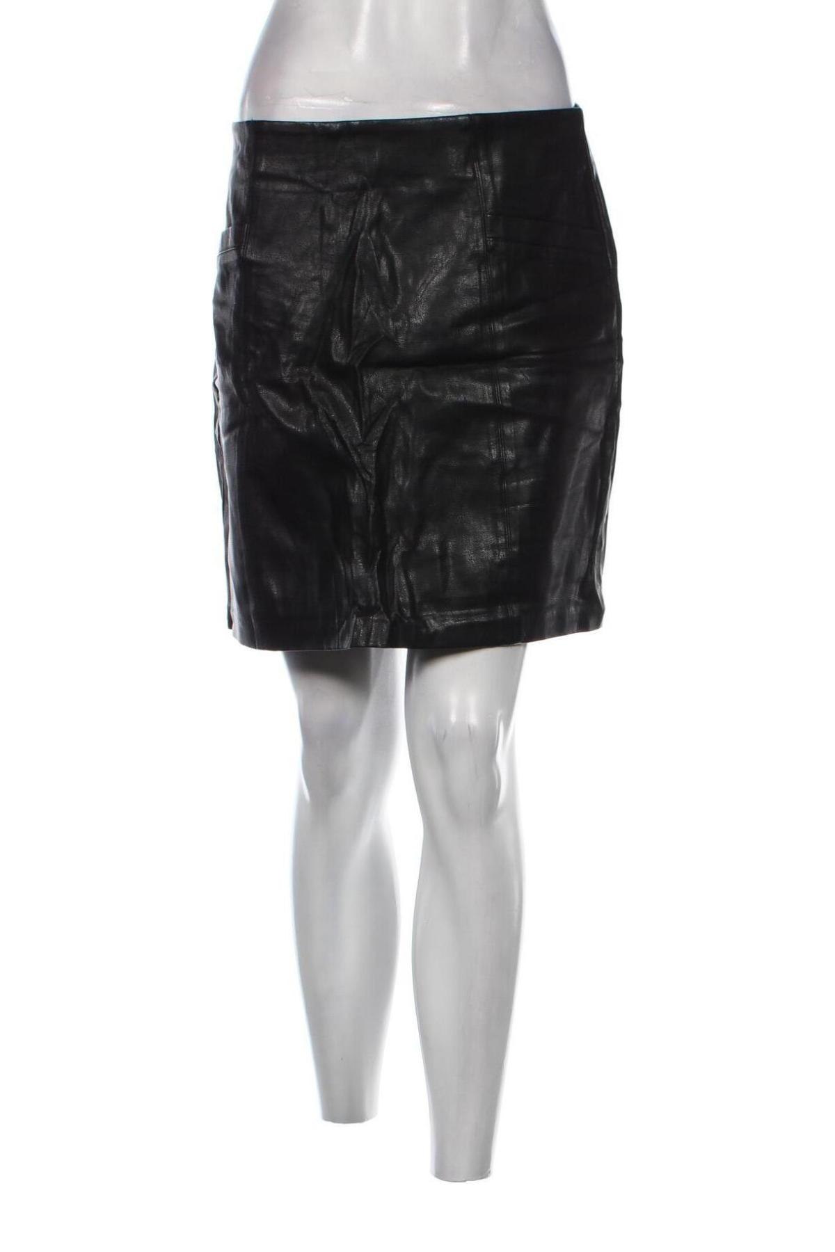 Δερμάτινη φούστα New Look, Μέγεθος M, Χρώμα Μαύρο, Τιμή 1,79 €