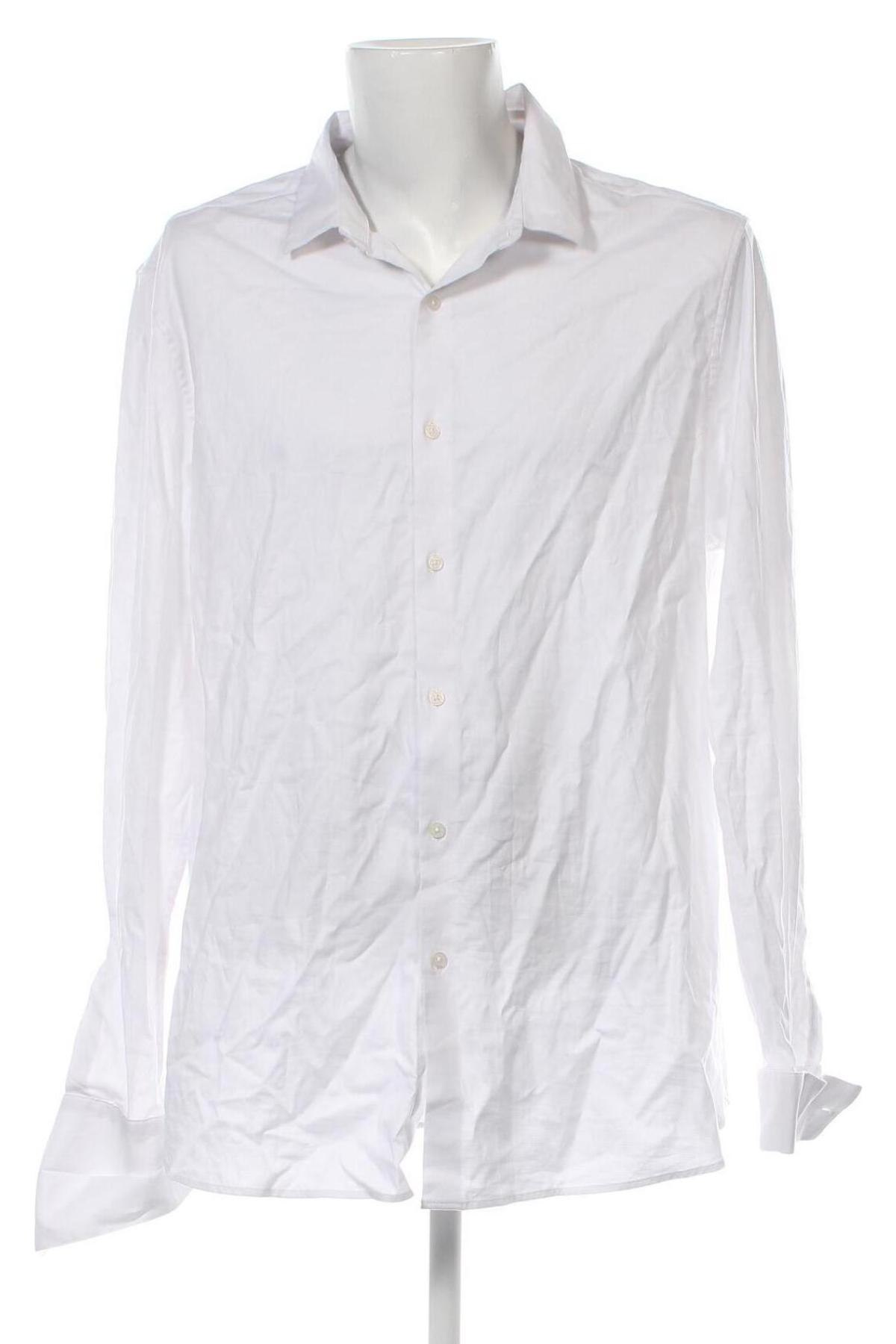 Ανδρικό πουκάμισο Jake*s, Μέγεθος M, Χρώμα Λευκό, Τιμή 37,11 €