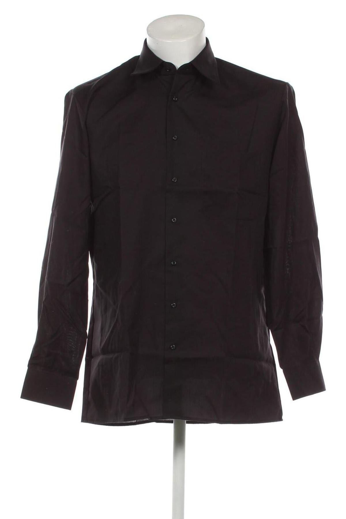 Ανδρικό πουκάμισο Nobel League, Μέγεθος M, Χρώμα Μαύρο, Τιμή 11,86 €
