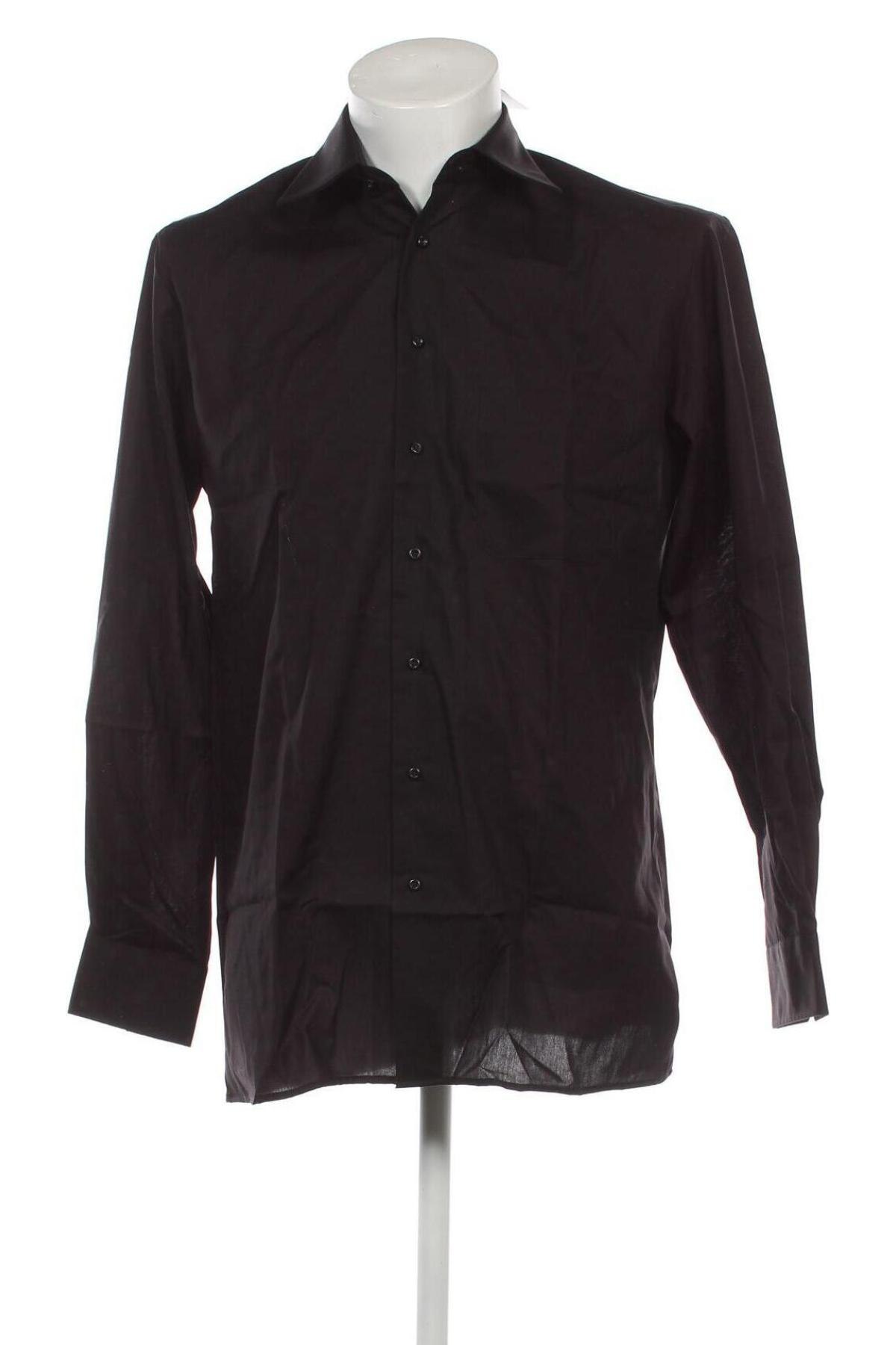 Ανδρικό πουκάμισο Nobel League, Μέγεθος M, Χρώμα Μαύρο, Τιμή 12,09 €
