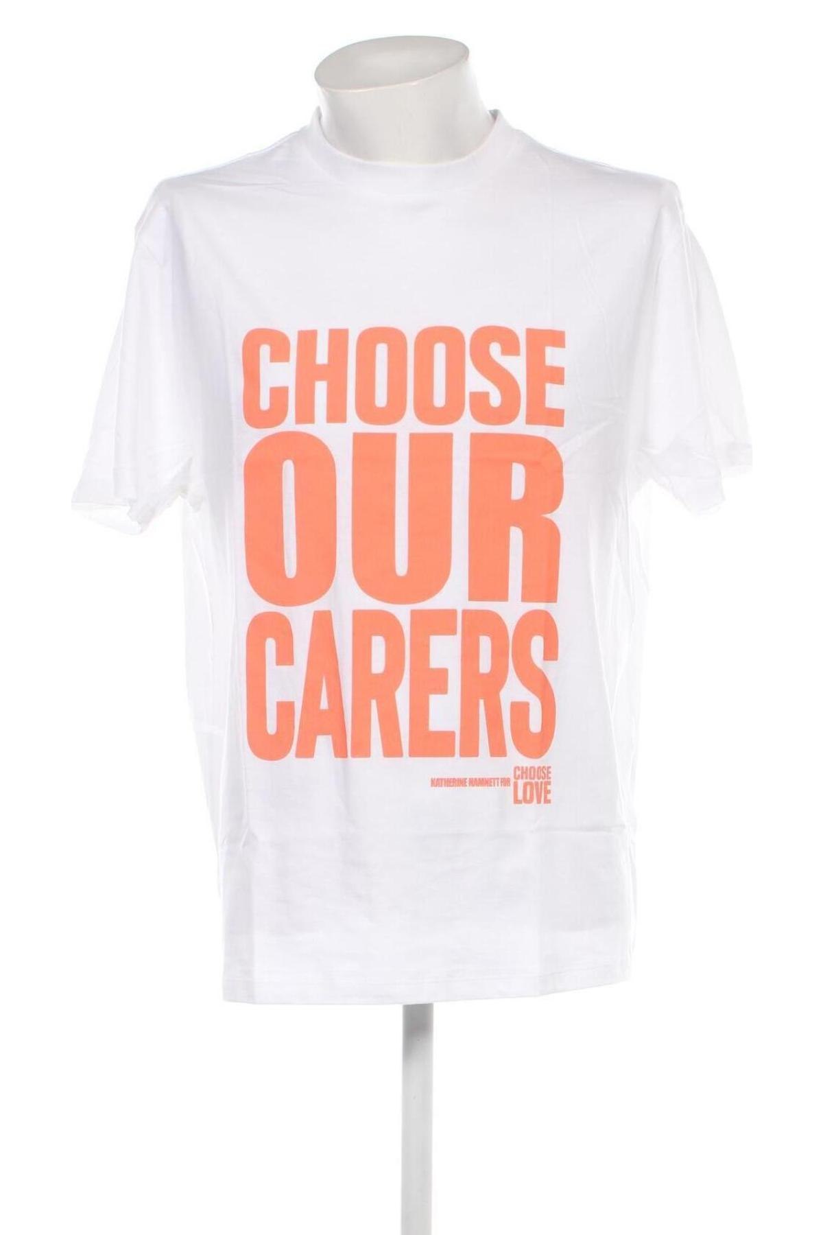 Herren T-Shirt ASOS, Größe M, Farbe Weiß, Preis € 11,36