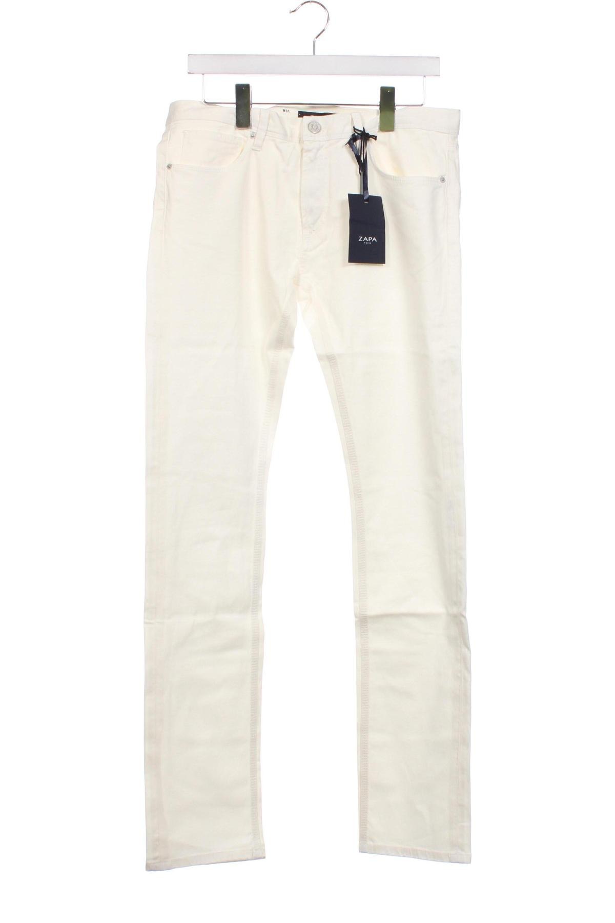 Herren Jeans ZAPA, Größe M, Farbe Weiß, Preis 98,45 €