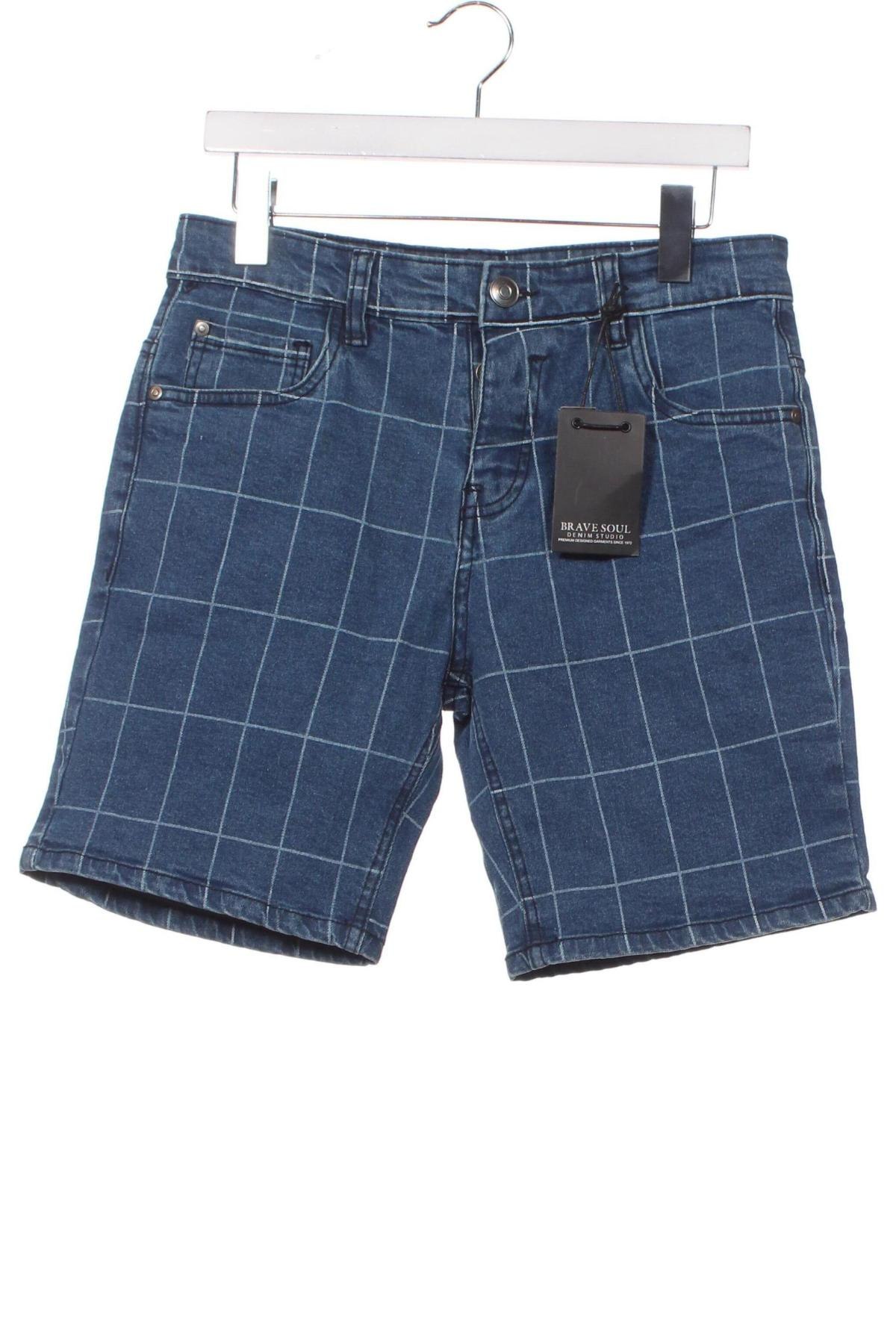 Pantaloni scurți de bărbați Brave Soul, Mărime M, Culoare Albastru, Preț 59,14 Lei