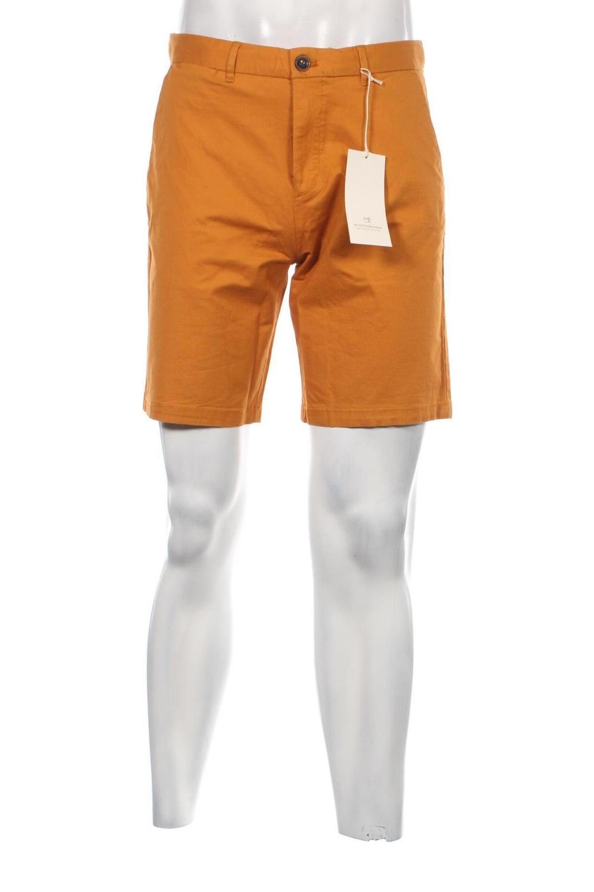 Ανδρικό κοντό παντελόνι Scotch & Soda, Μέγεθος S, Χρώμα Πορτοκαλί, Τιμή 17,01 €