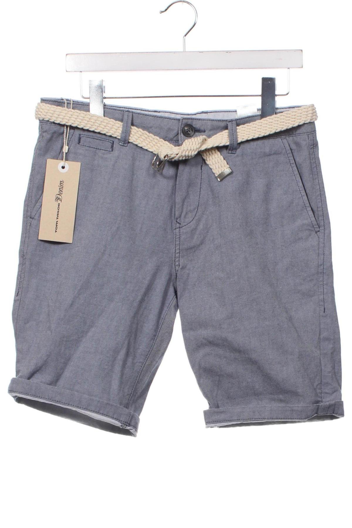 Pantaloni scurți de bărbați Tom Tailor, Mărime S, Culoare Albastru, Preț 190,79 Lei