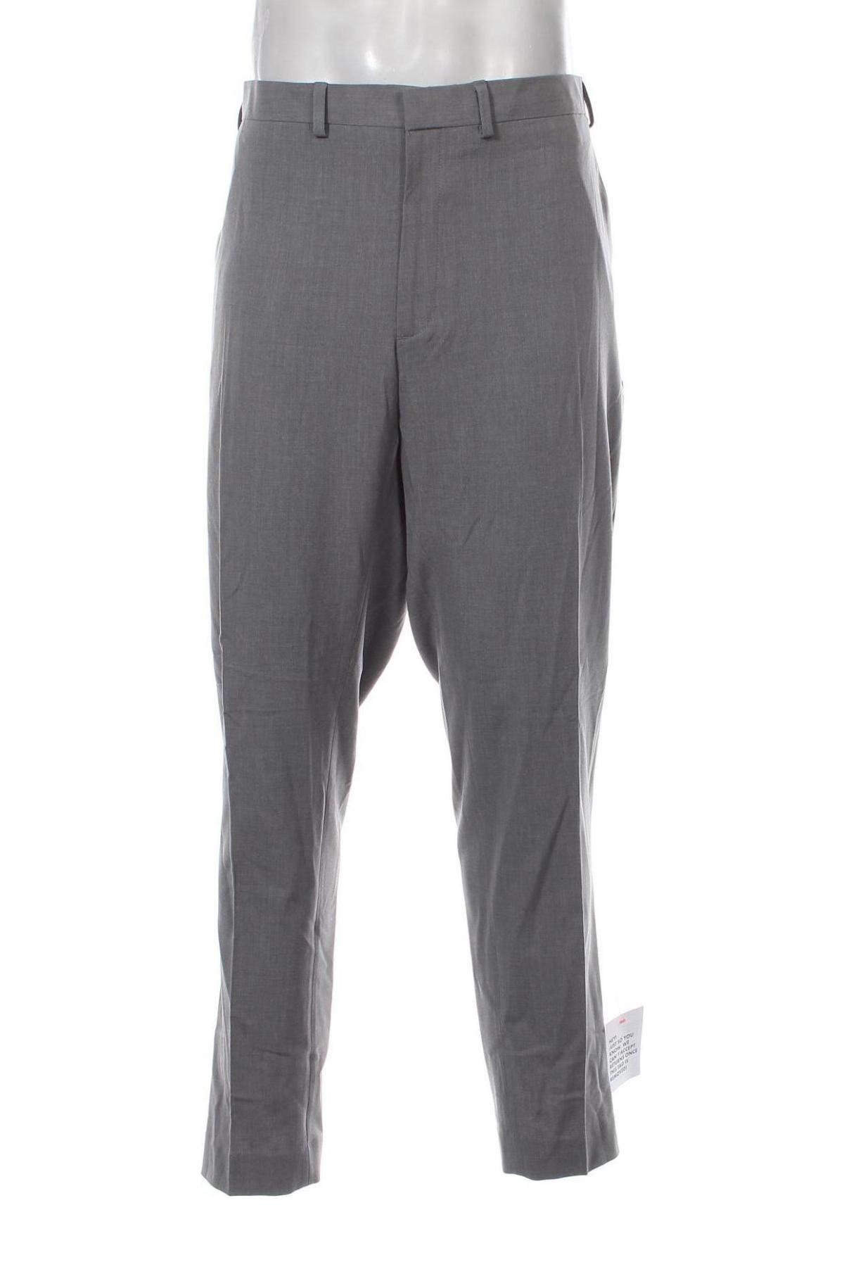 Pantaloni de bărbați ASOS, Mărime XXL, Culoare Gri, Preț 286,18 Lei