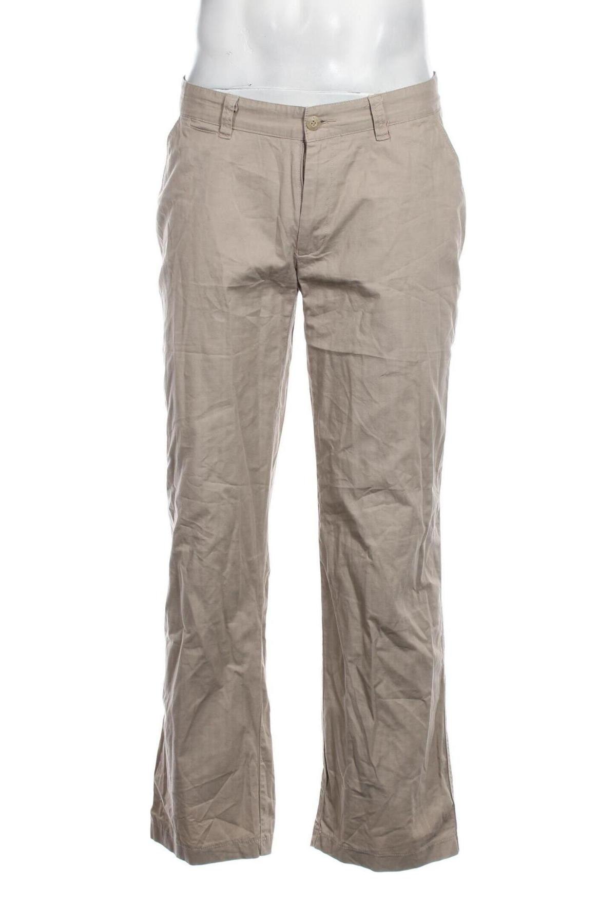Ανδρικό παντελόνι Atlant, Μέγεθος L, Χρώμα  Μπέζ, Τιμή 3,41 €