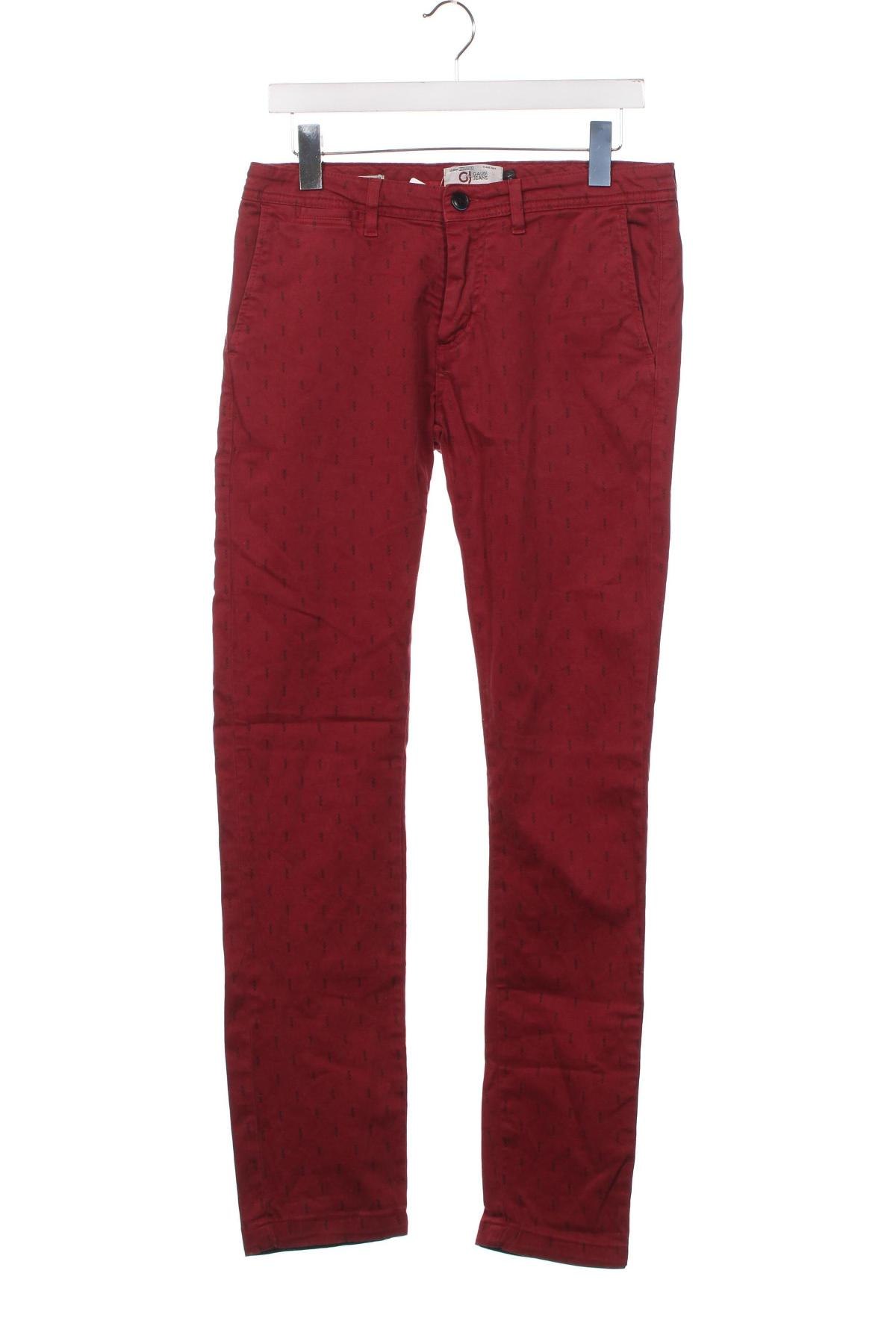 Pánske nohavice  Gaudi Jeans, Veľkosť M, Farba Červená, Cena  17,78 €