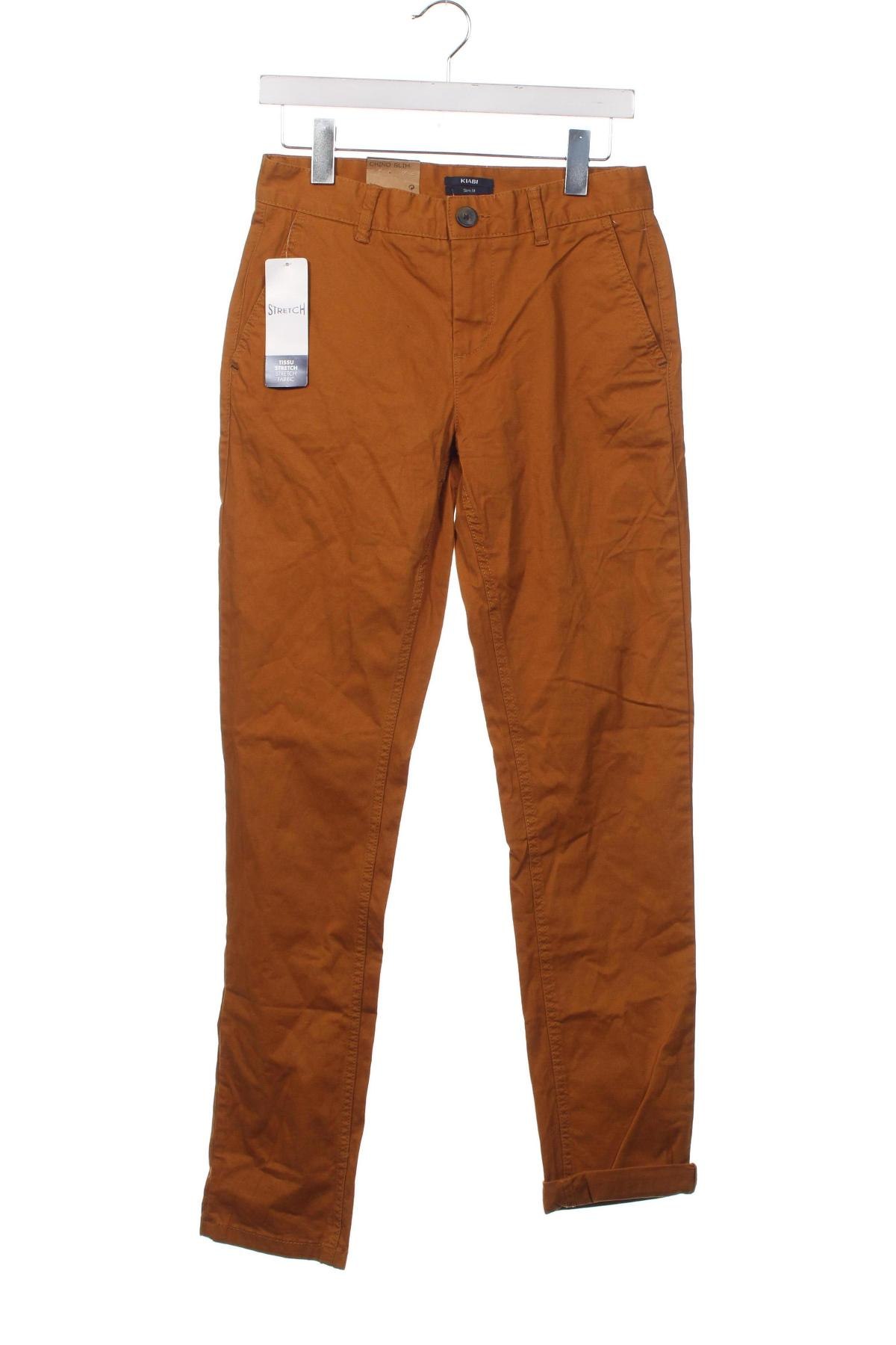 Мъжки панталон Kiabi, Размер S, Цвят Кафяв, Цена 11,96 лв.