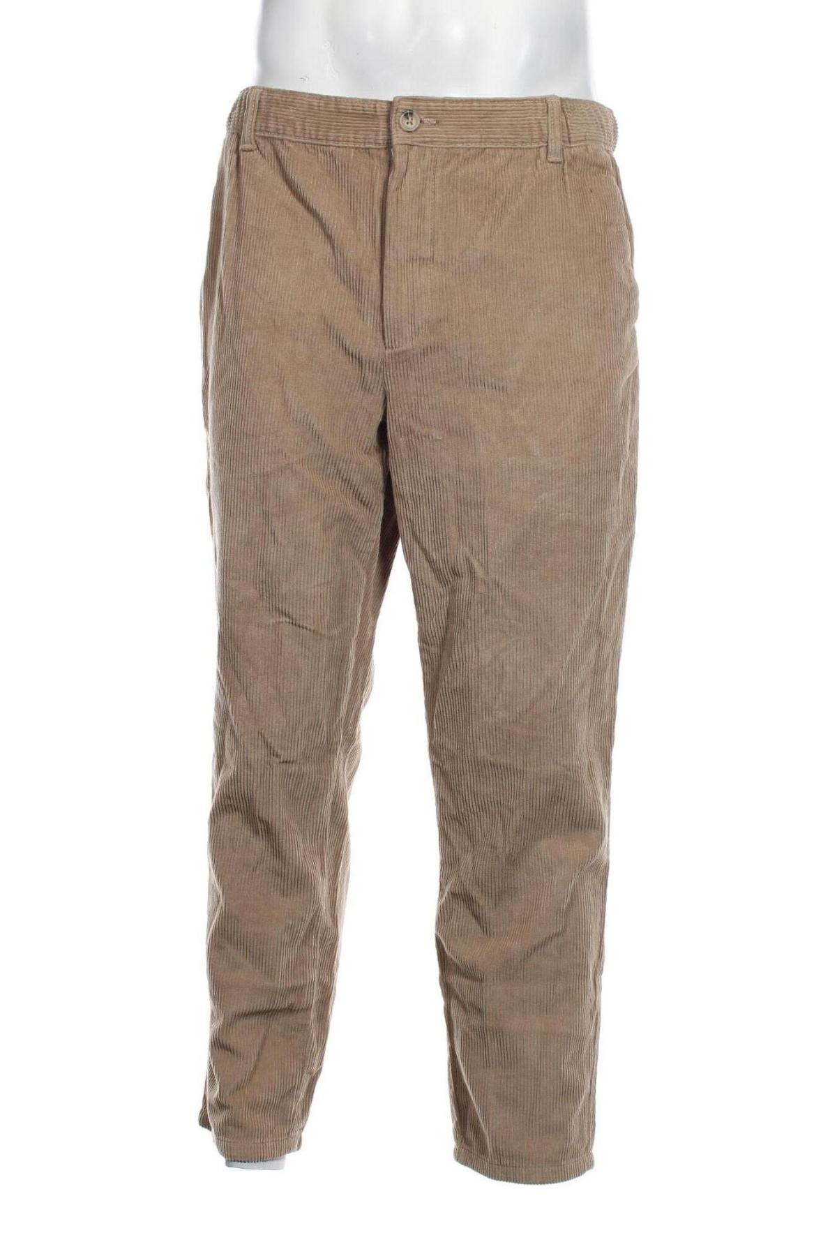 Мъжки панталон Kiabi, Размер L, Цвят Бежов, Цена 46,00 лв.