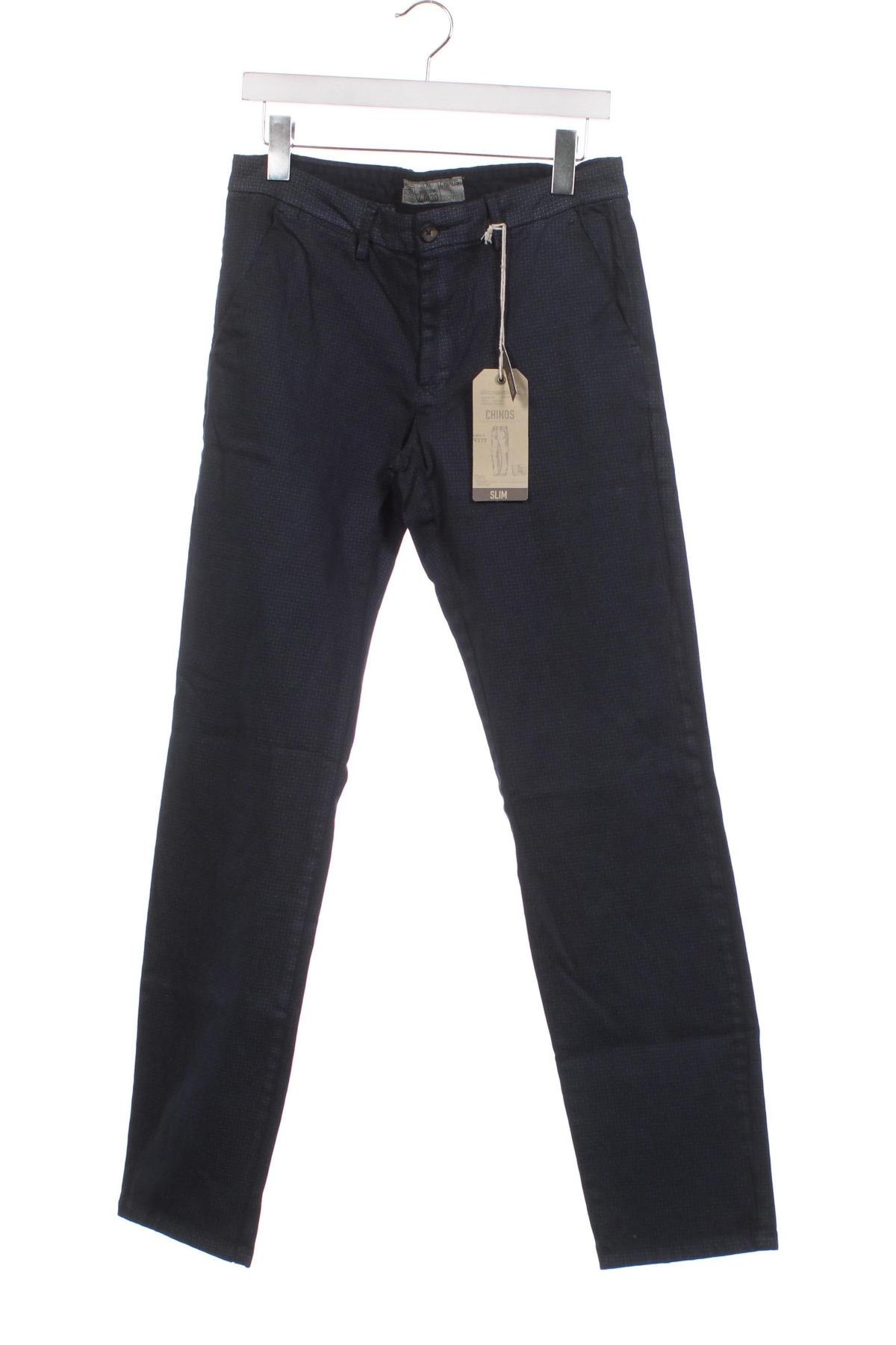 Мъжки панталон Oviesse, Размер S, Цвят Син, Цена 46,00 лв.