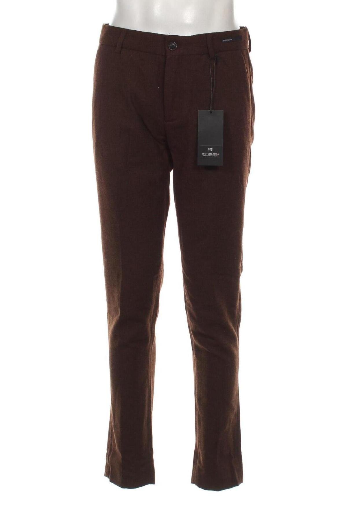 Мъжки панталон Scotch & Soda, Размер M, Цвят Кафяв, Цена 124,15 лв.
