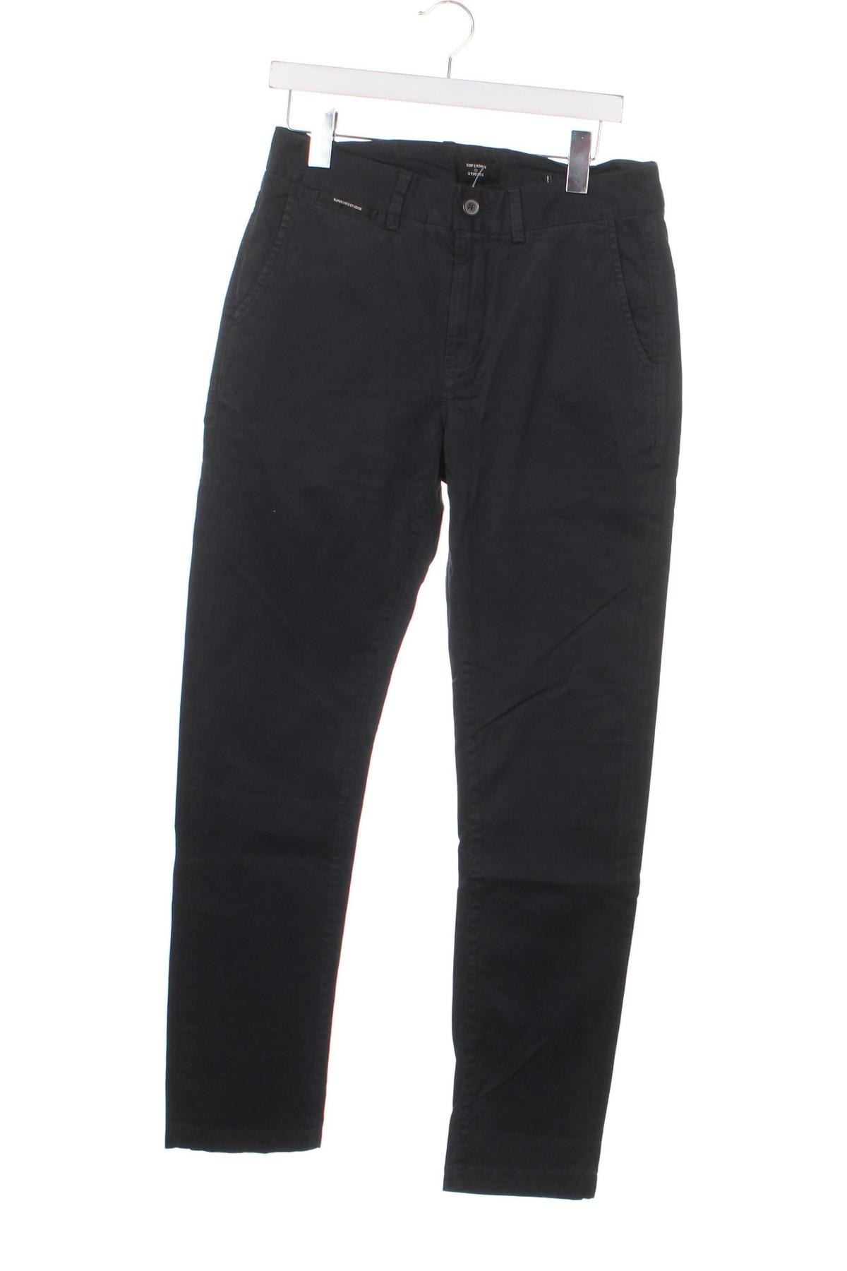 Мъжки панталон Superdry, Размер S, Цвят Син, Цена 24,18 лв.
