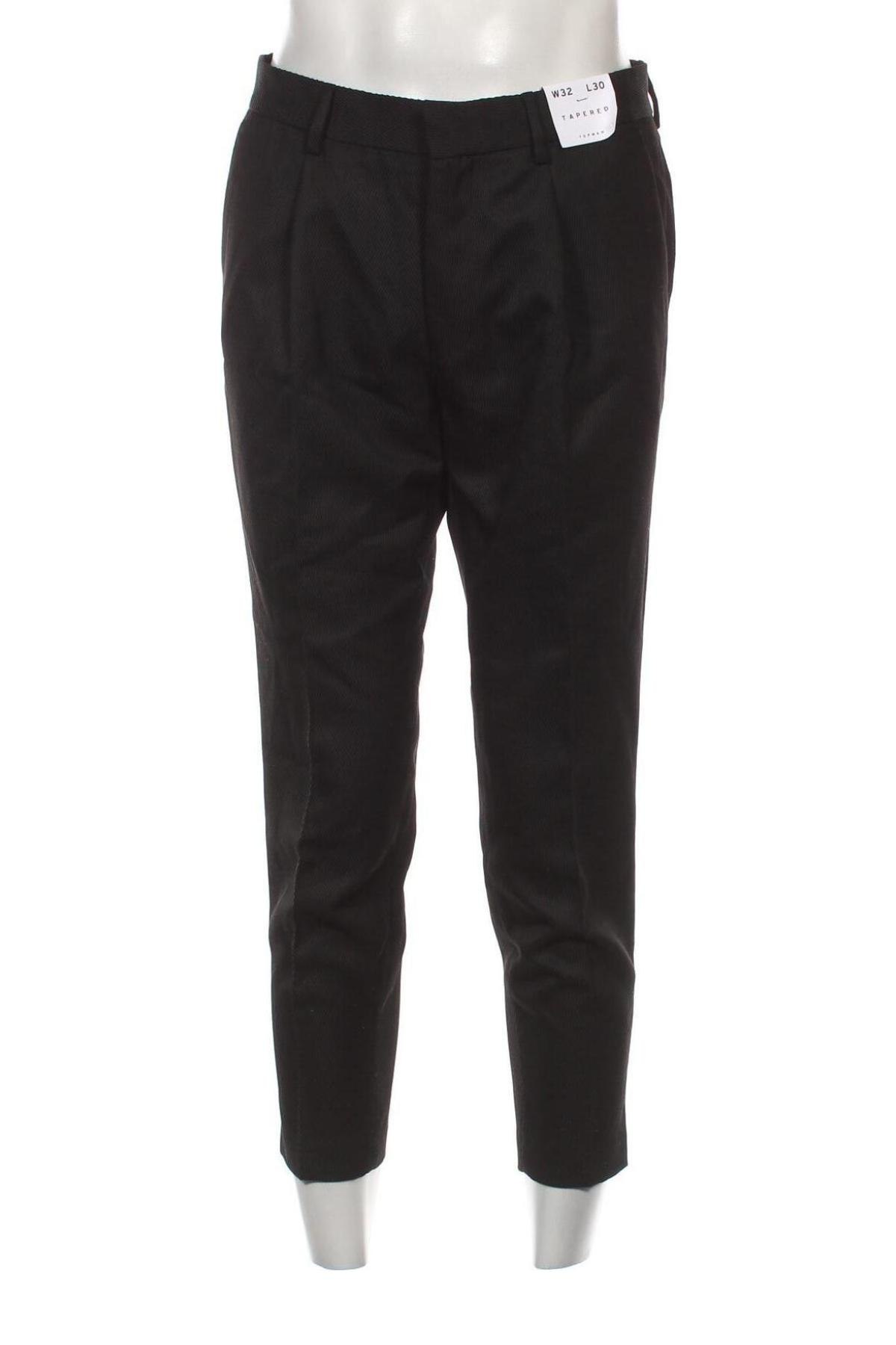 Ανδρικό παντελόνι Topman, Μέγεθος M, Χρώμα Μαύρο, Τιμή 4,93 €