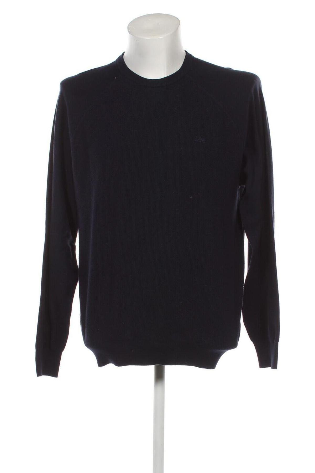 Мъжки пуловер Lee, Размер M, Цвят Син, Цена 132,00 лв.