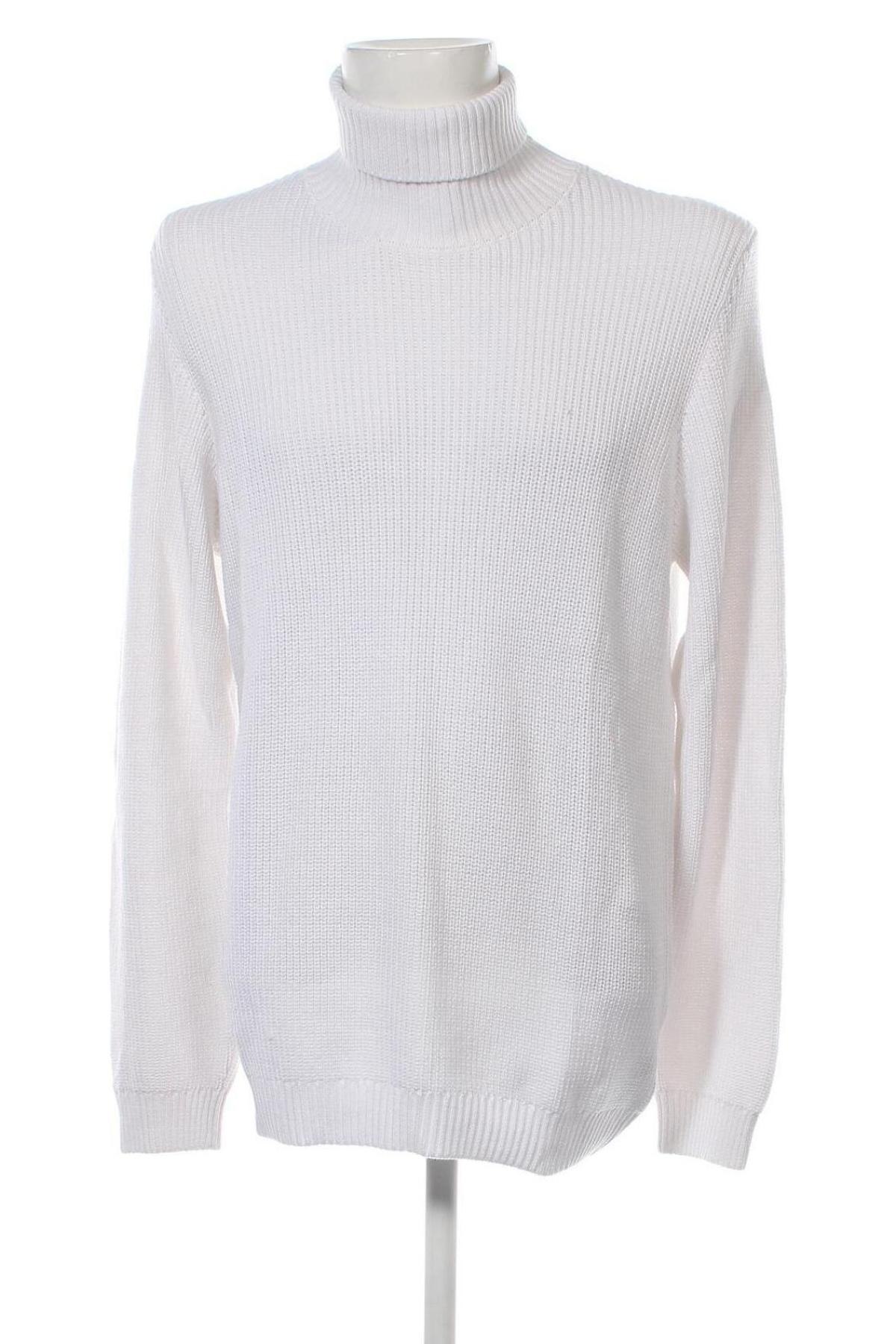 Мъжки пуловер Topman, Размер XXL, Цвят Бял, Цена 32,40 лв.