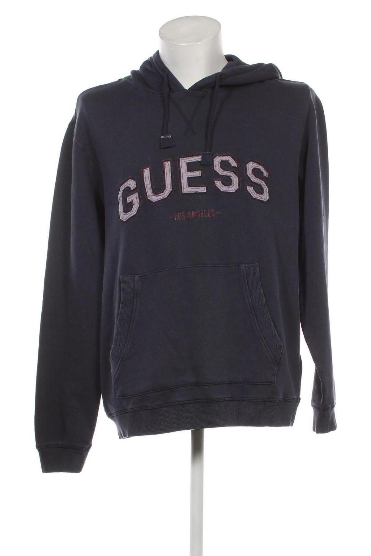 Ανδρικό φούτερ Guess, Μέγεθος L, Χρώμα Μπλέ, Τιμή 49,07 €