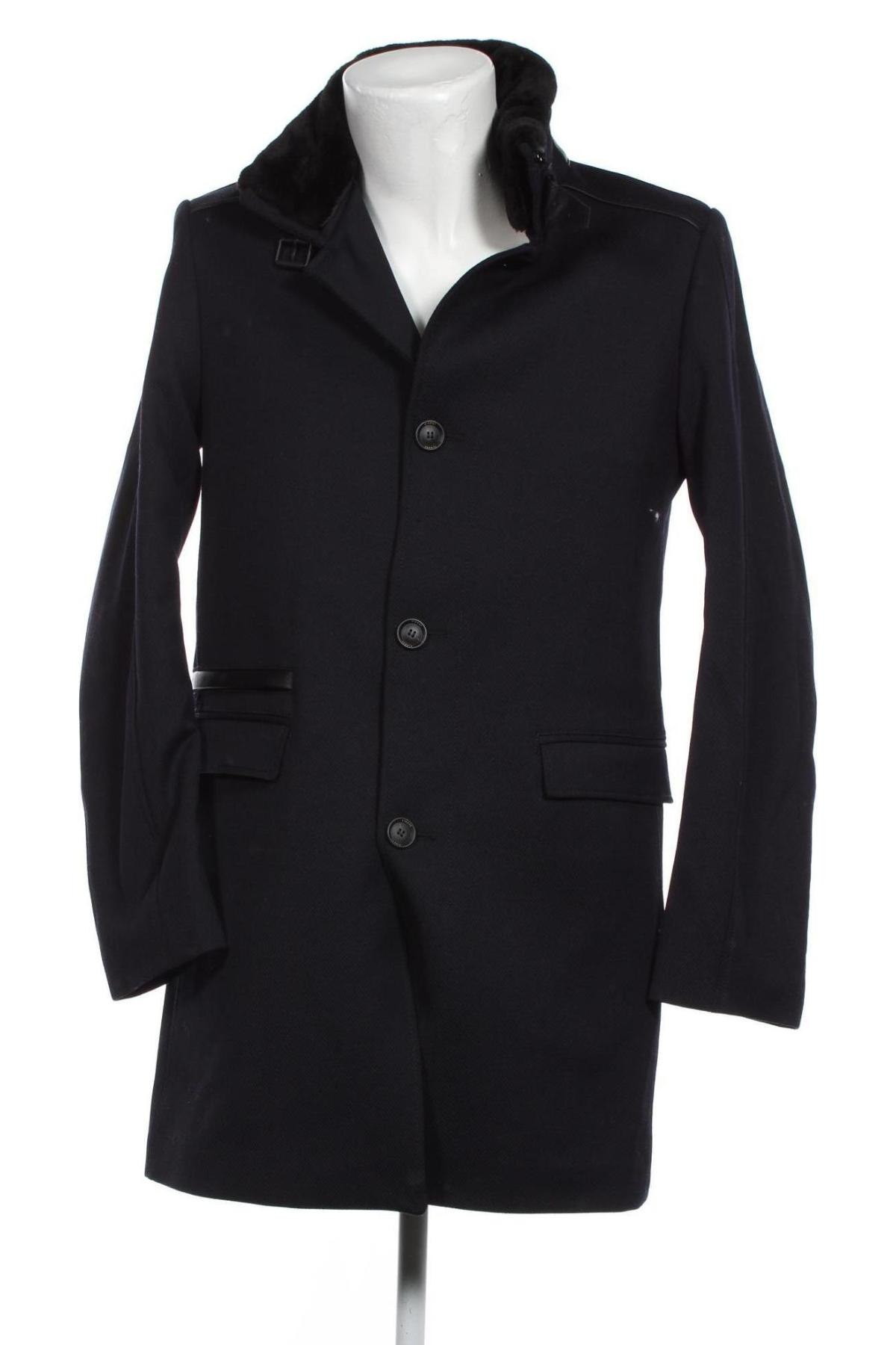 Ανδρικά παλτό Cinque, Μέγεθος M, Χρώμα Μπλέ, Τιμή 236,60 €