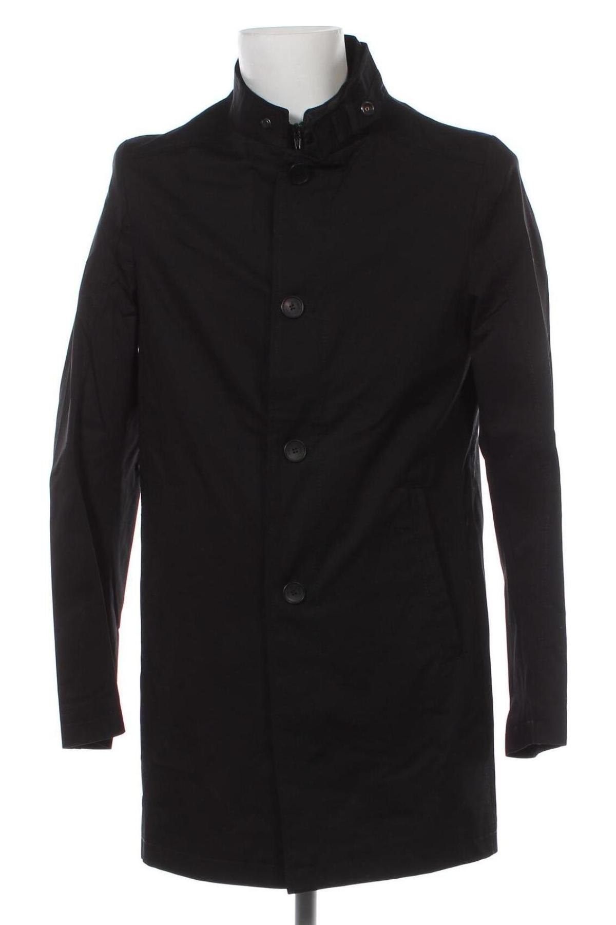 Ανδρικά παλτό Cinque, Μέγεθος M, Χρώμα Μαύρο, Τιμή 26,07 €