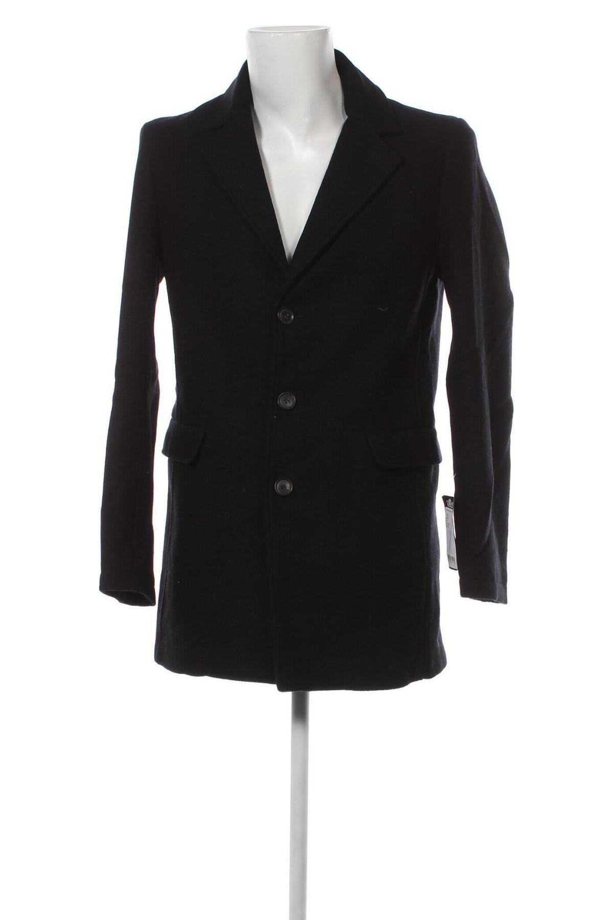 Ανδρικά παλτό Cinque, Μέγεθος L, Χρώμα Μαύρο, Τιμή 252,06 €