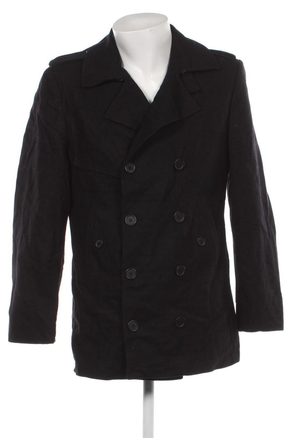 Мъжко палто Cool Water, Размер L, Цвят Черен, Цена 107,00 лв.