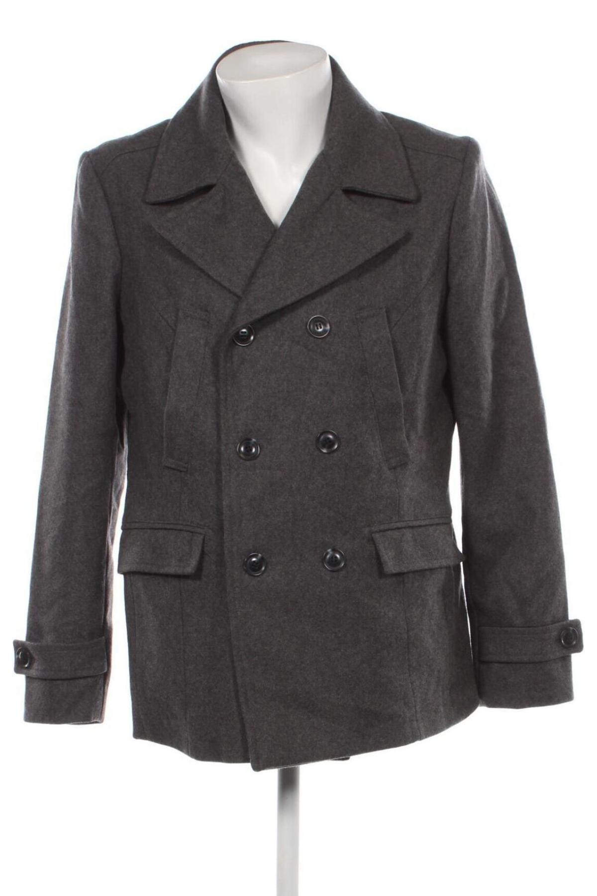 Ανδρικά παλτό H&M, Μέγεθος L, Χρώμα Γκρί, Τιμή 19,86 €