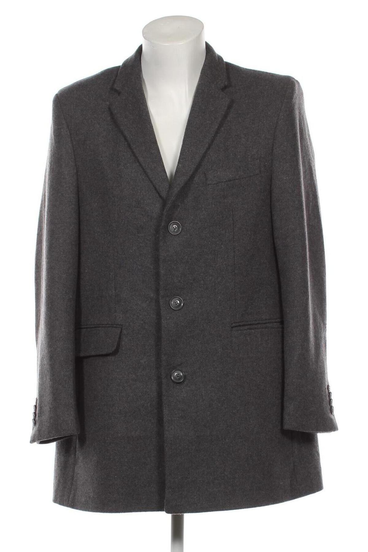 Мъжко палто Straight Up, Размер L, Цвят Сив, Цена 107,00 лв.
