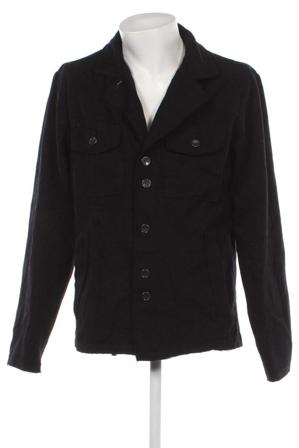 Мъжко палто Urban Behavior, Размер L, Цвят Черен, Цена 11,77 лв.