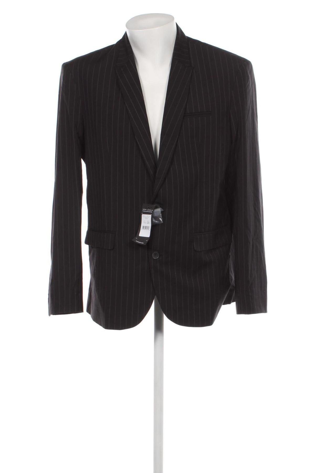 Ανδρικό σακάκι New Look, Μέγεθος XL, Χρώμα Μαύρο, Τιμή 10,82 €