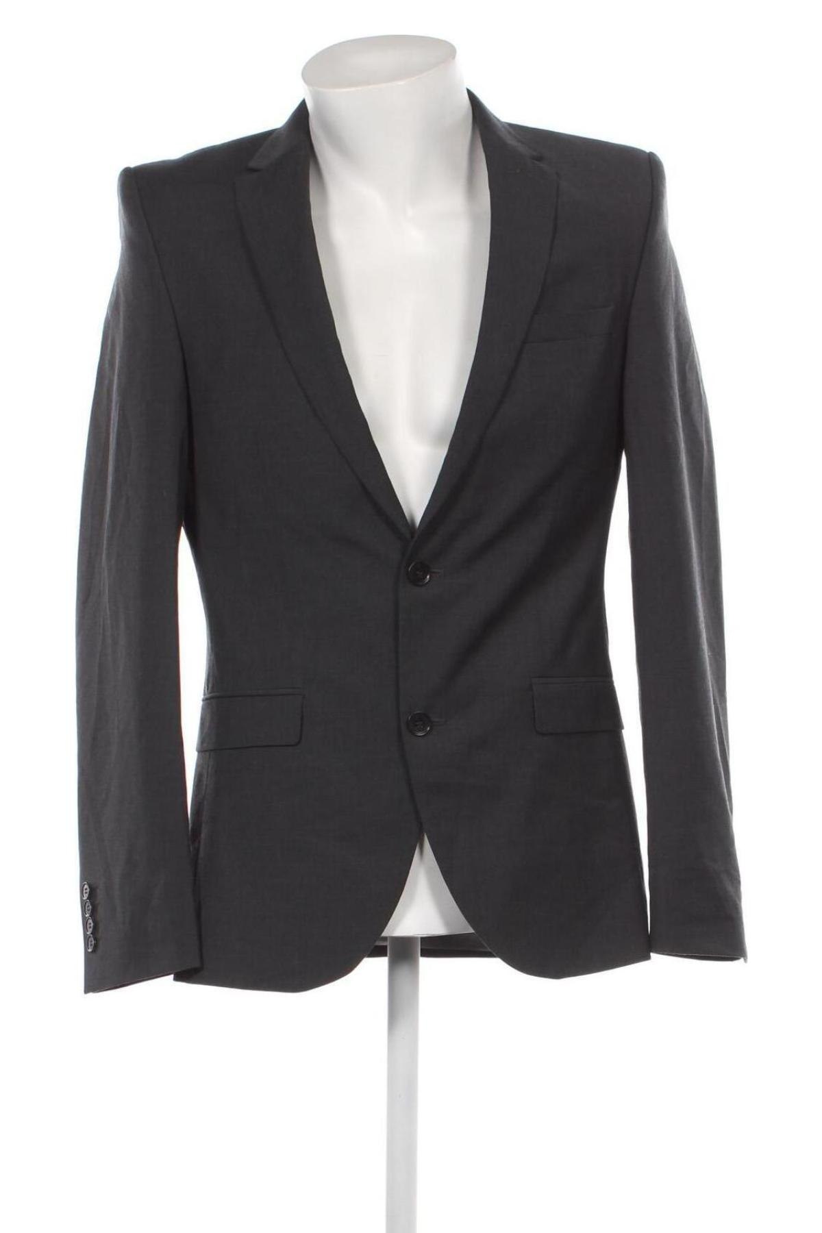 Ανδρικό σακάκι Selected Homme, Μέγεθος M, Χρώμα Γκρί, Τιμή 5,12 €