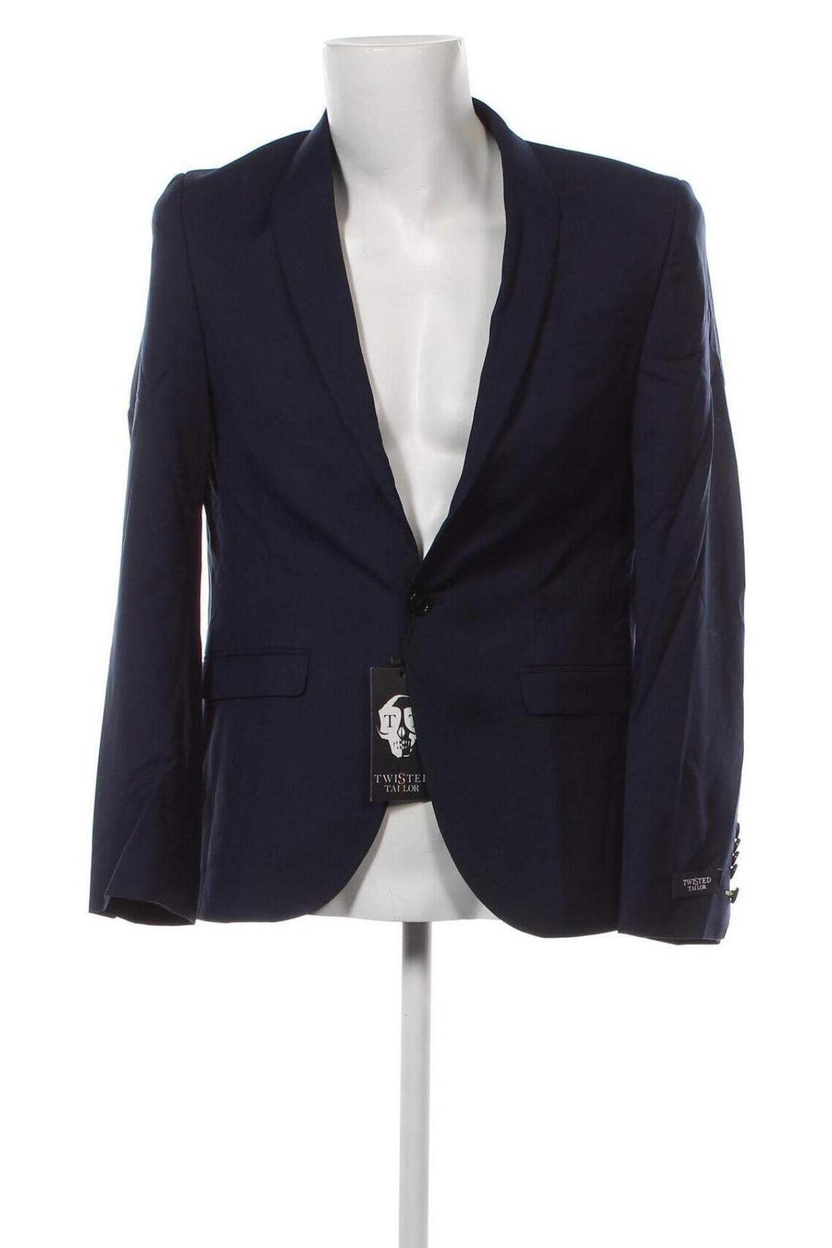 Herren Sakko Twisted Tailor, Größe M, Farbe Blau, Preis € 124,23