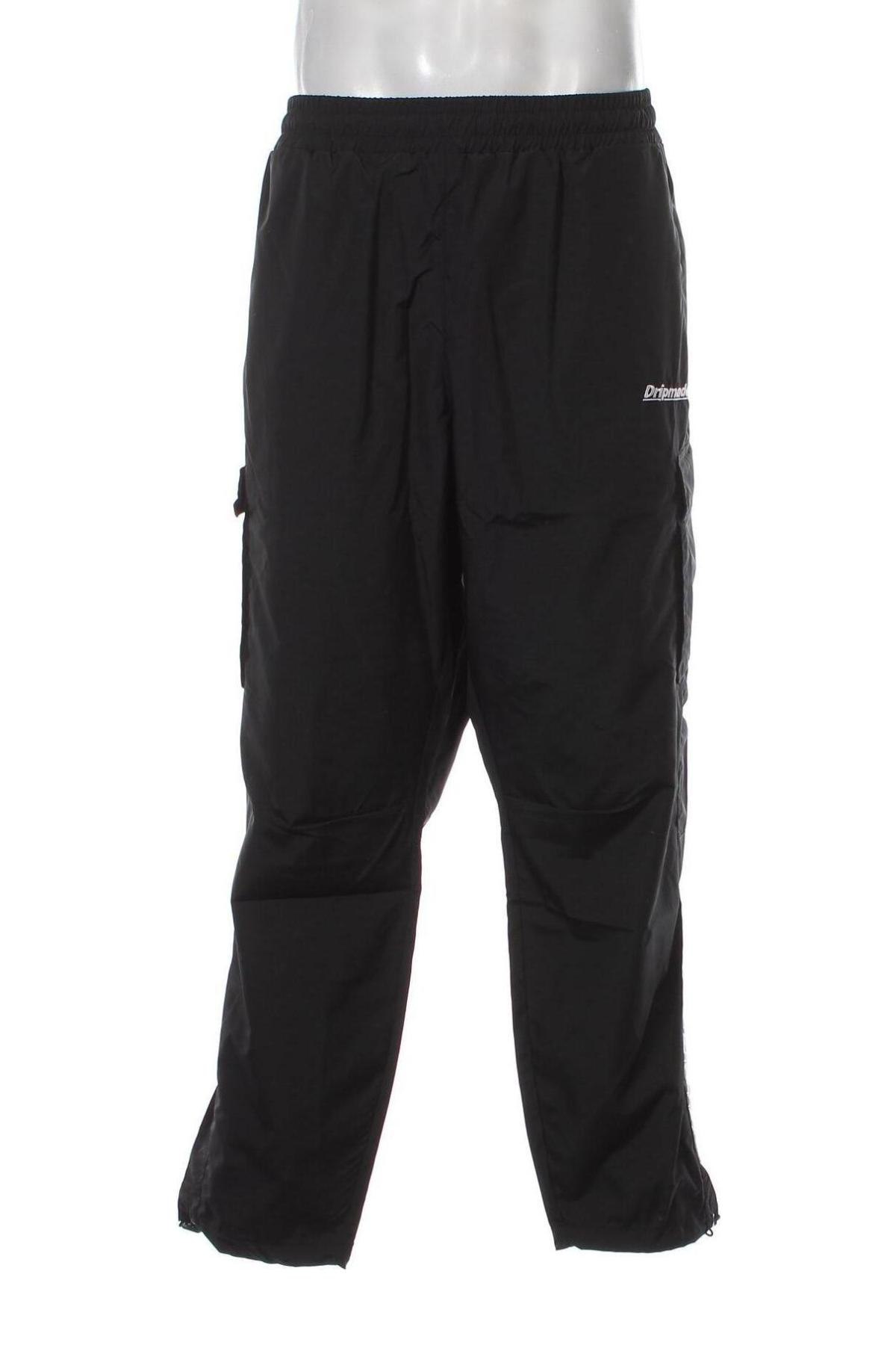 Pantaloni trening de bărbați Dripmade, Mărime XXL, Culoare Negru, Preț 190,79 Lei