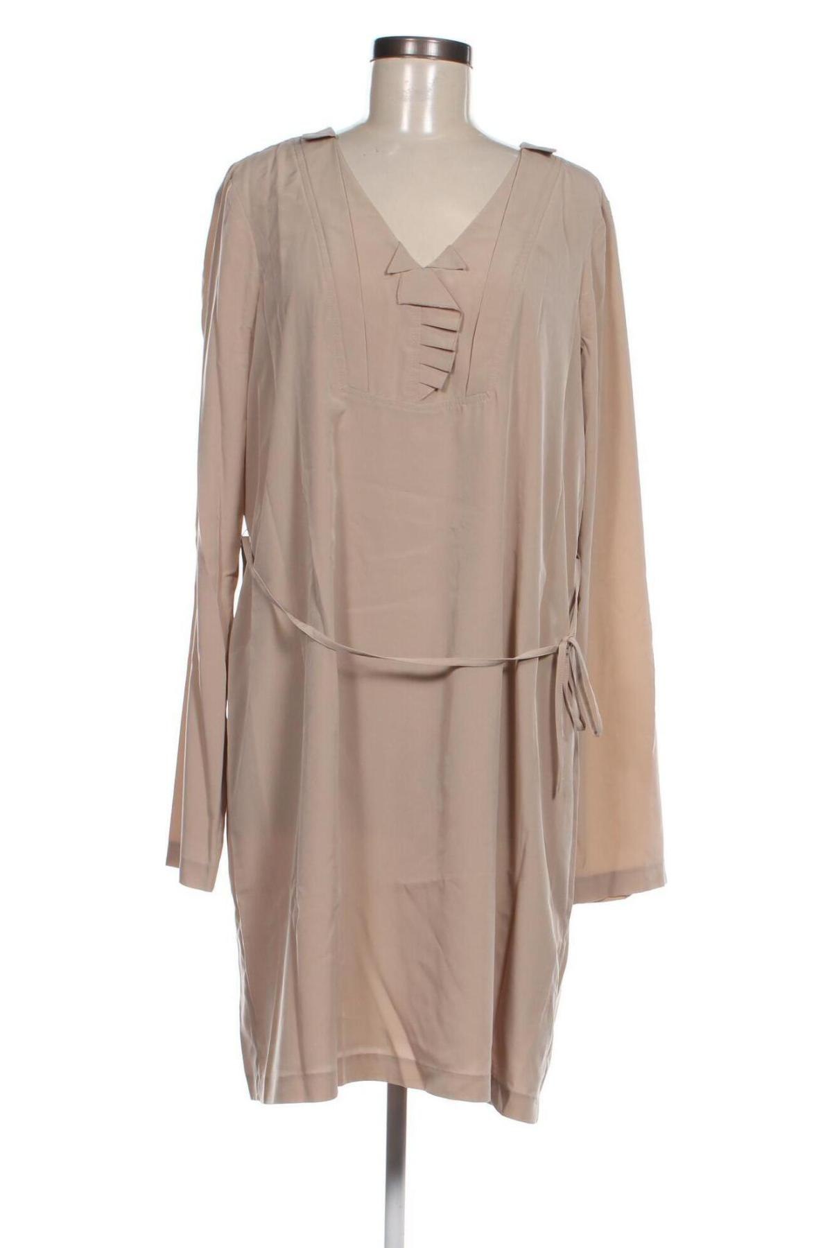 Kleid Akac Ecou, Größe L, Farbe Beige, Preis € 10,04