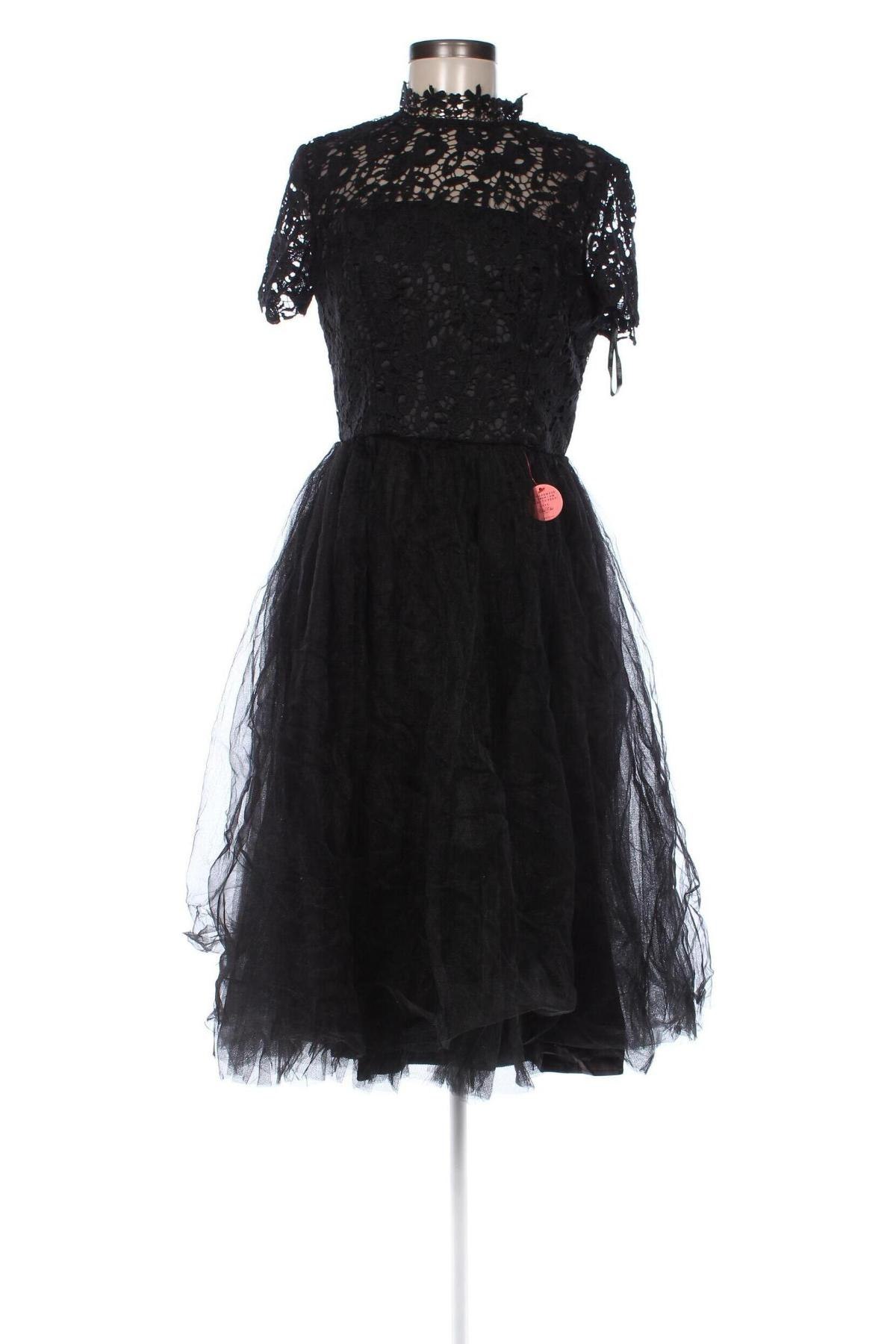 Kleid Chi Chi, Größe M, Farbe Schwarz, Preis 40,82 €