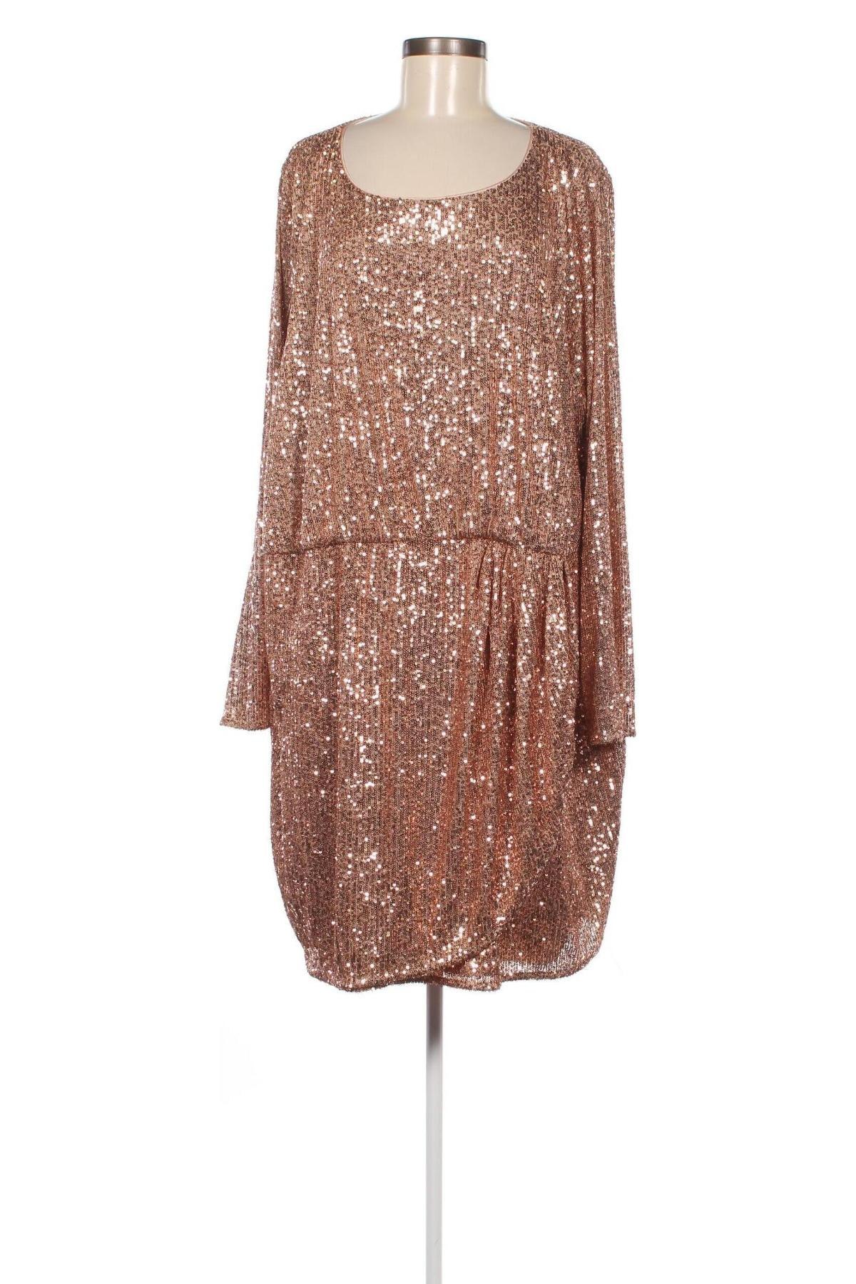 Φόρεμα Forever New, Μέγεθος 4XL, Χρώμα Χρυσαφί, Τιμή 92,53 €