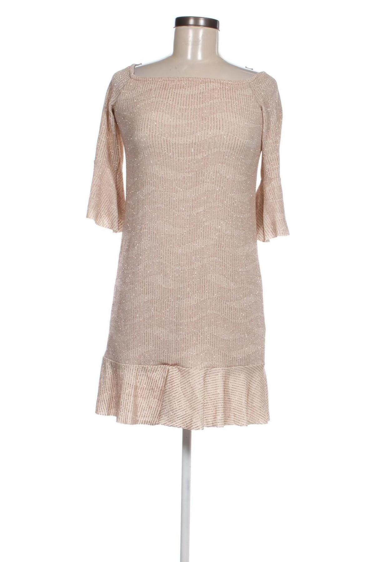 Kleid Koton, Größe XS, Farbe Beige, Preis 6,75 €