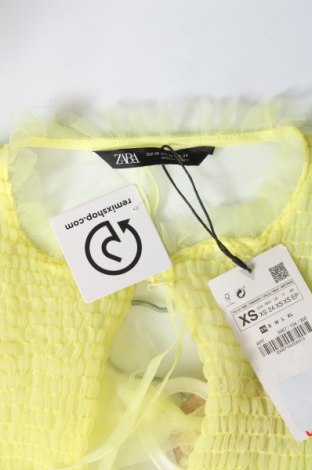 Bluză de femei Zara, Mărime XS, Culoare Galben, Preț 87,99 Lei