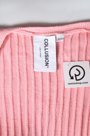 Damen Strickjacke Collusion, Größe L, Farbe Rosa, Preis 33,99 €