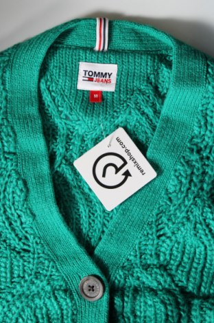 Γυναικεία ζακέτα Tommy Jeans, Μέγεθος M, Χρώμα Πράσινο, Τιμή 22,49 €