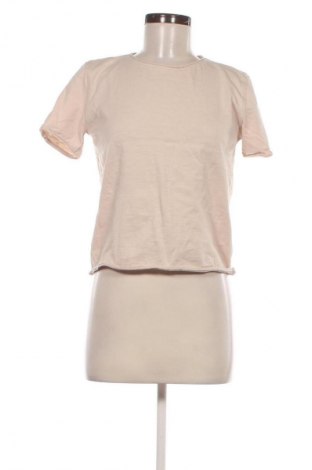 Damen T-Shirt Zara, Größe M, Farbe Beige, Preis 6,14 €