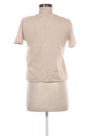 Damen T-Shirt Zara, Größe M, Farbe Beige, Preis 6,14 €