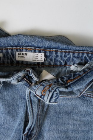 Blugi de femei Bershka, Mărime S, Culoare Albastru, Preț 95,99 Lei